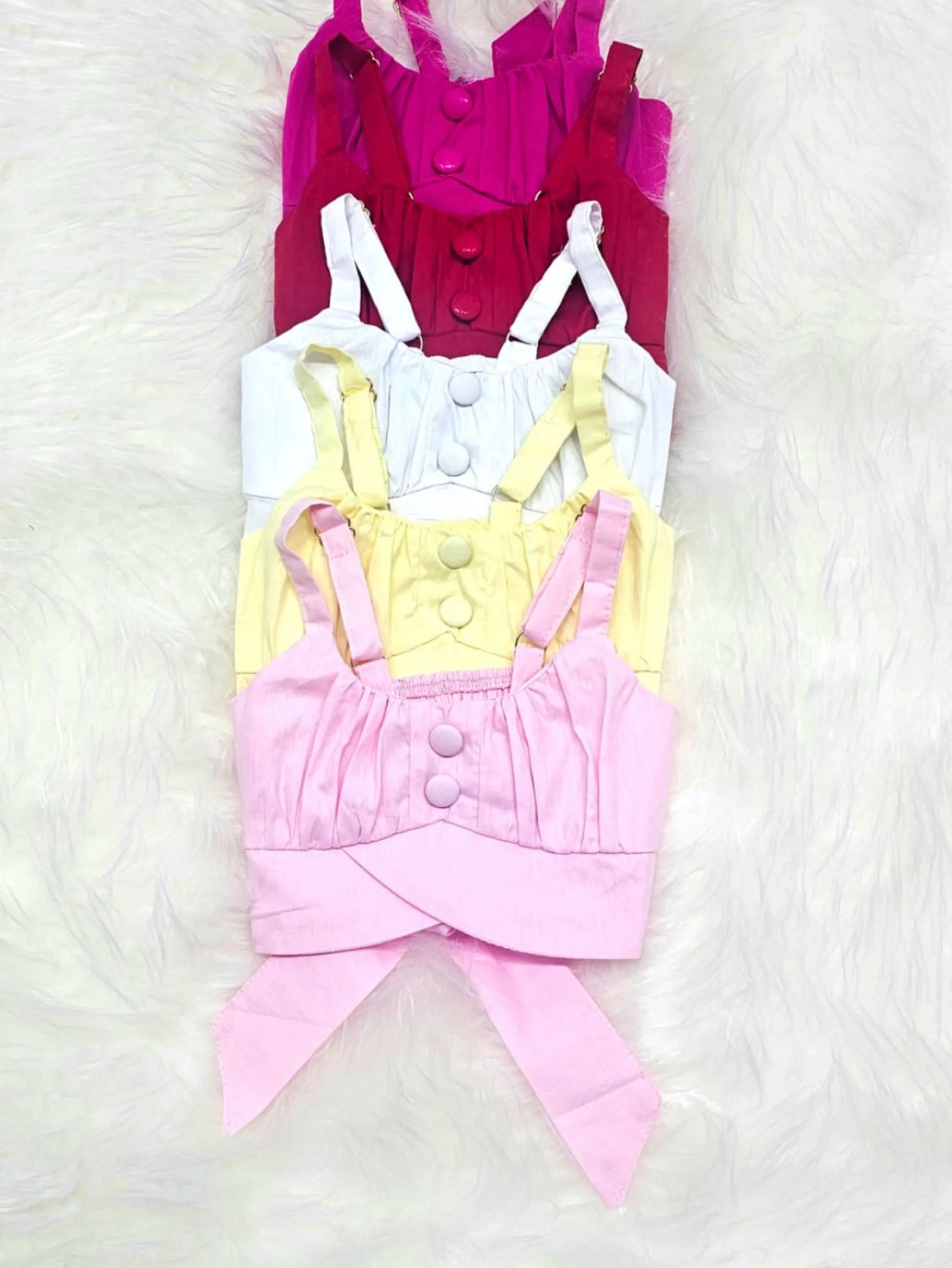 Cropped Verão Colorido Infantil