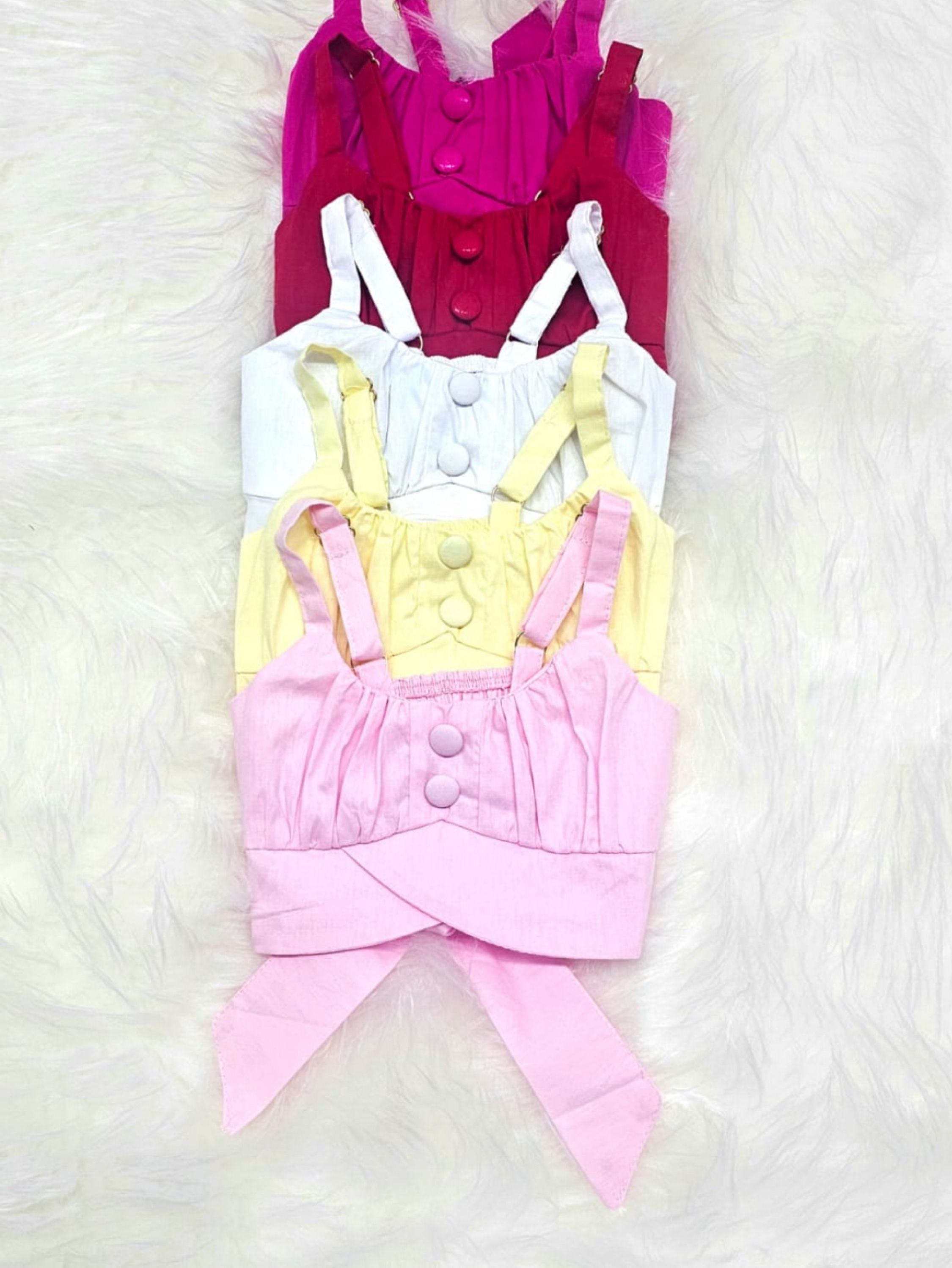 Cropped Verão Colorido Infantil