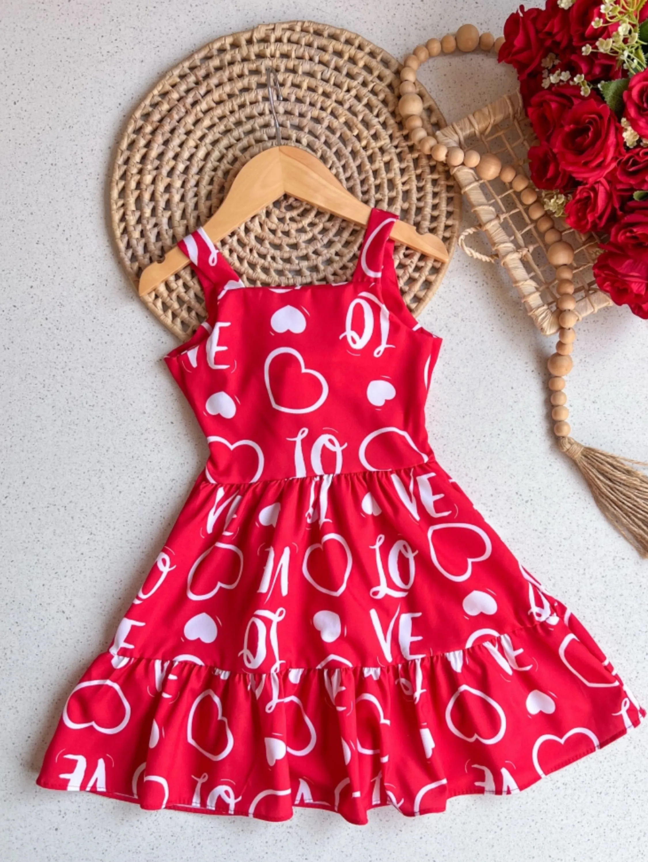 Vestidinho Love Infantil