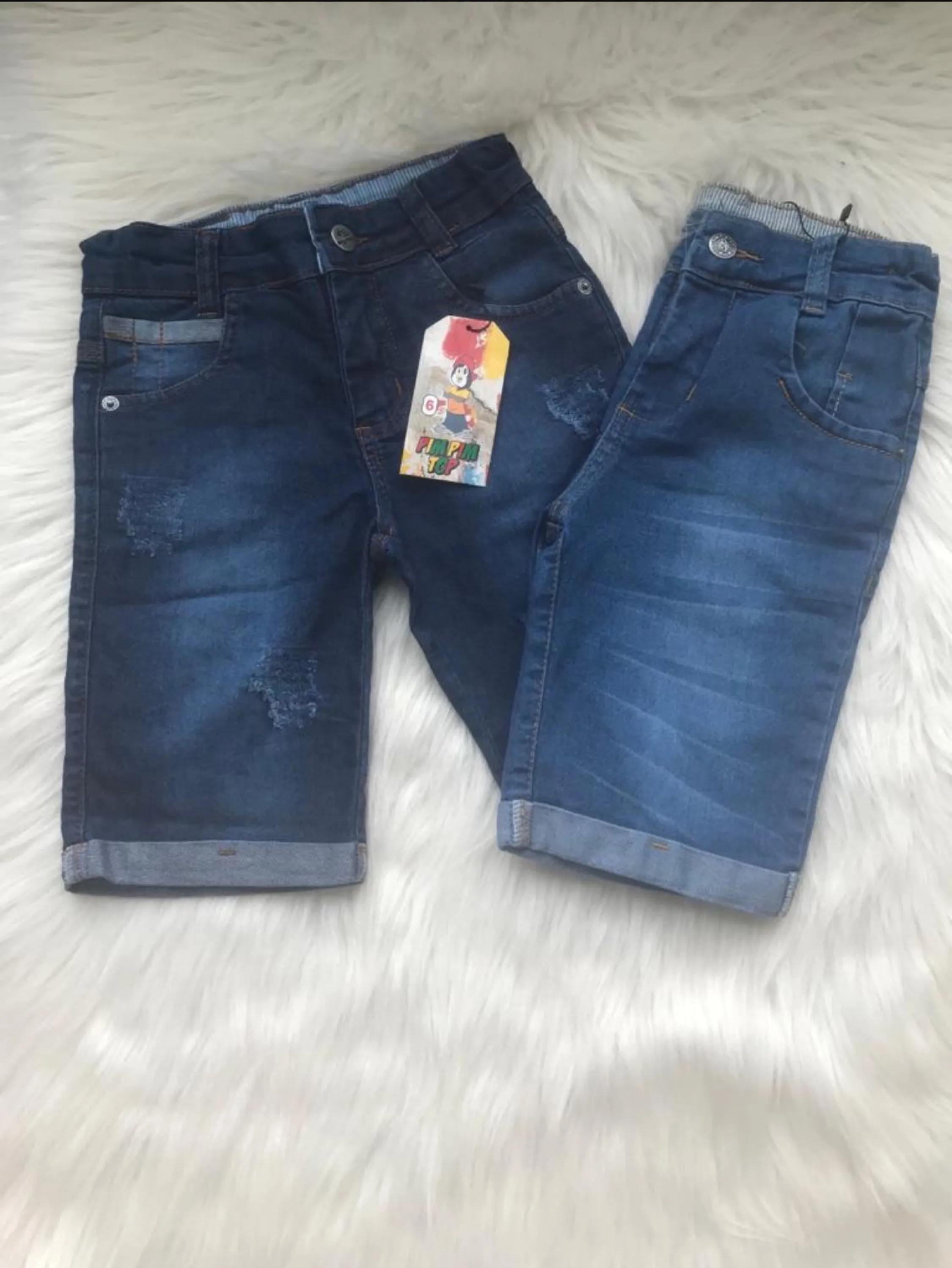 Bermuda jeans Gui infantil