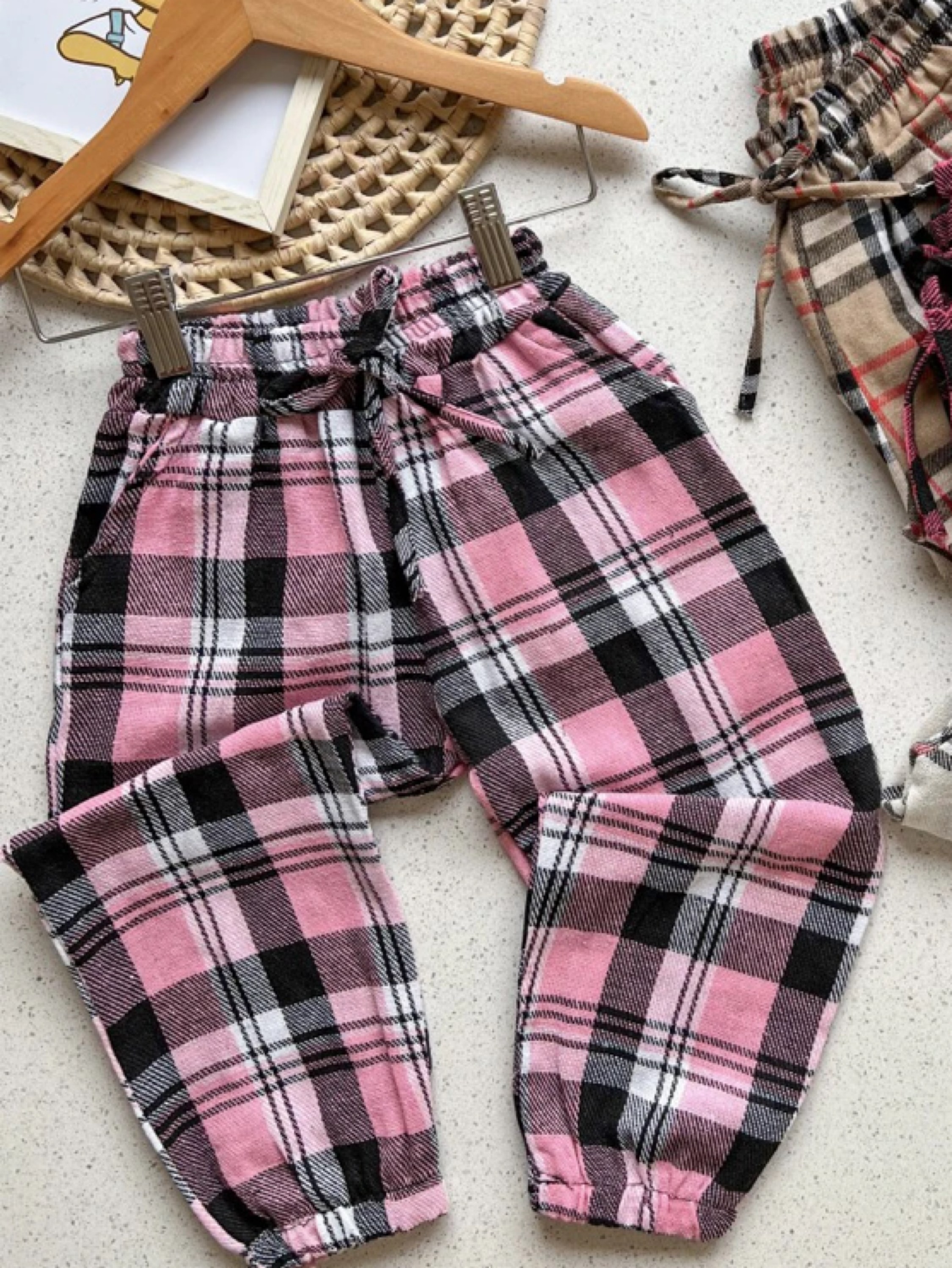 Calça Xadrez Flanelada Infantil