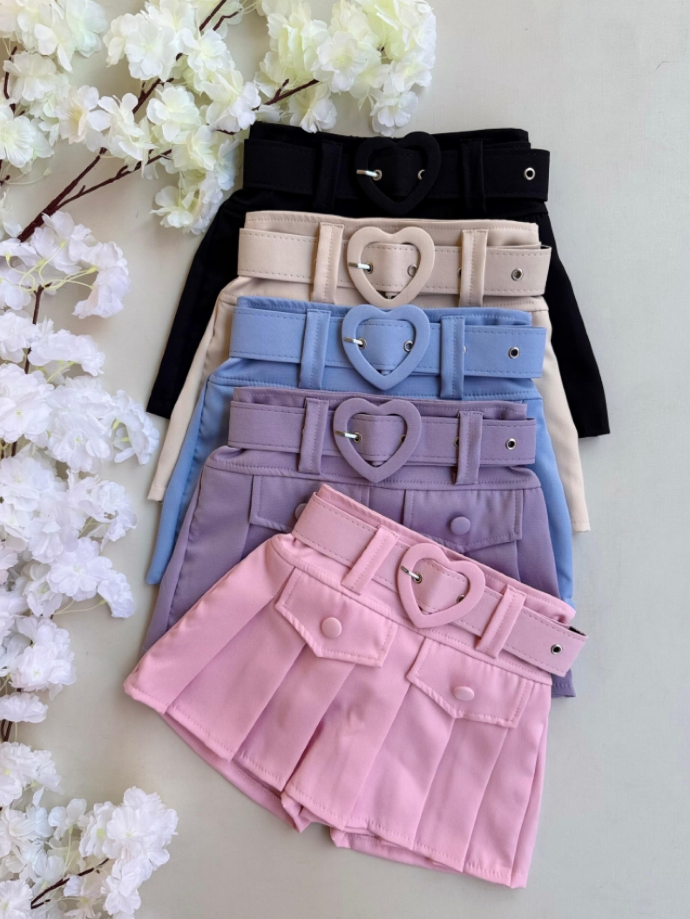 Shorts Saia Candy Infantil