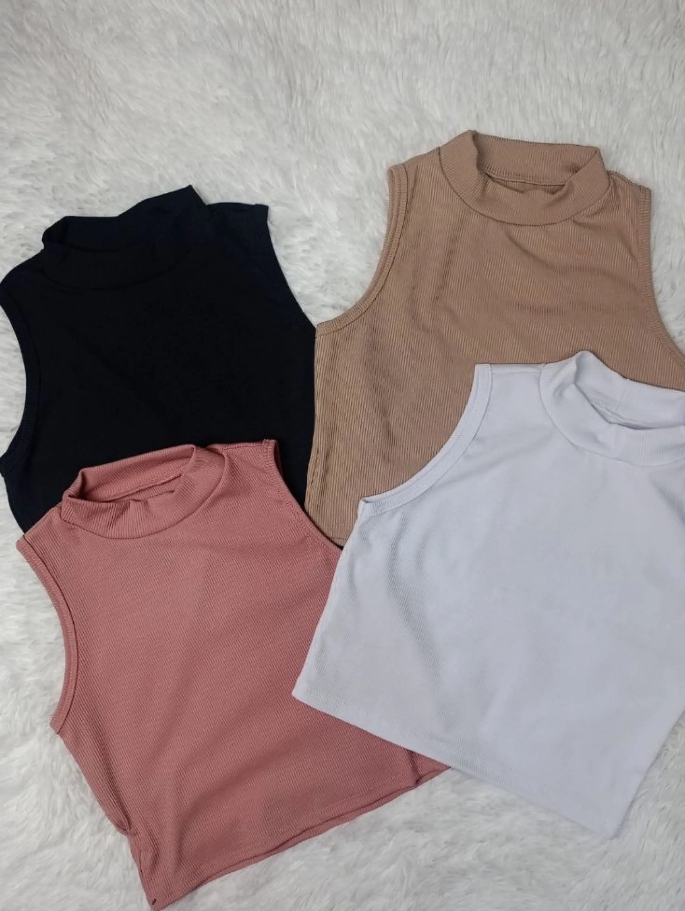 Cropped Gola Alta Infantil/Juvenil