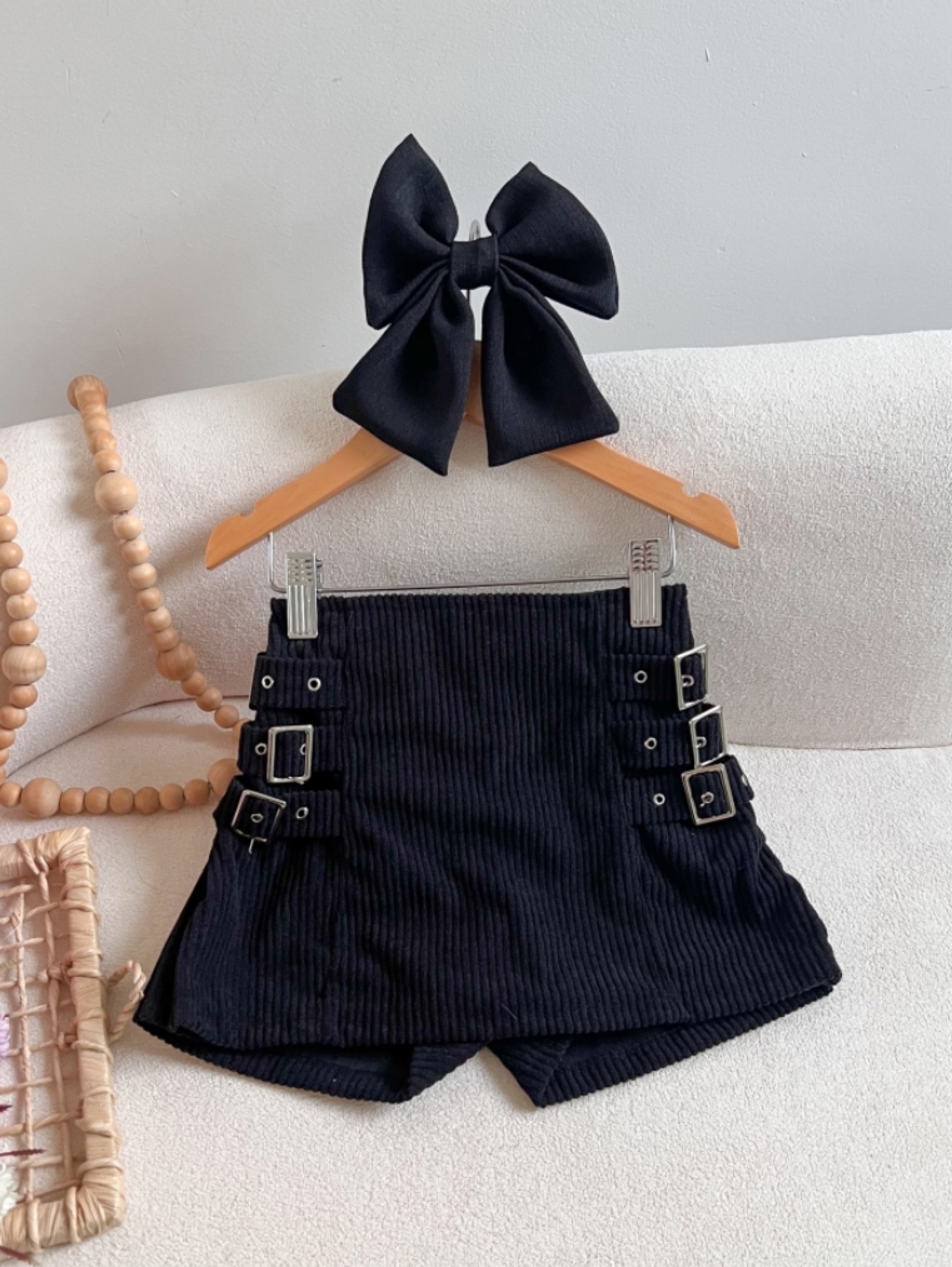 Short Saia Fivelas Infantil