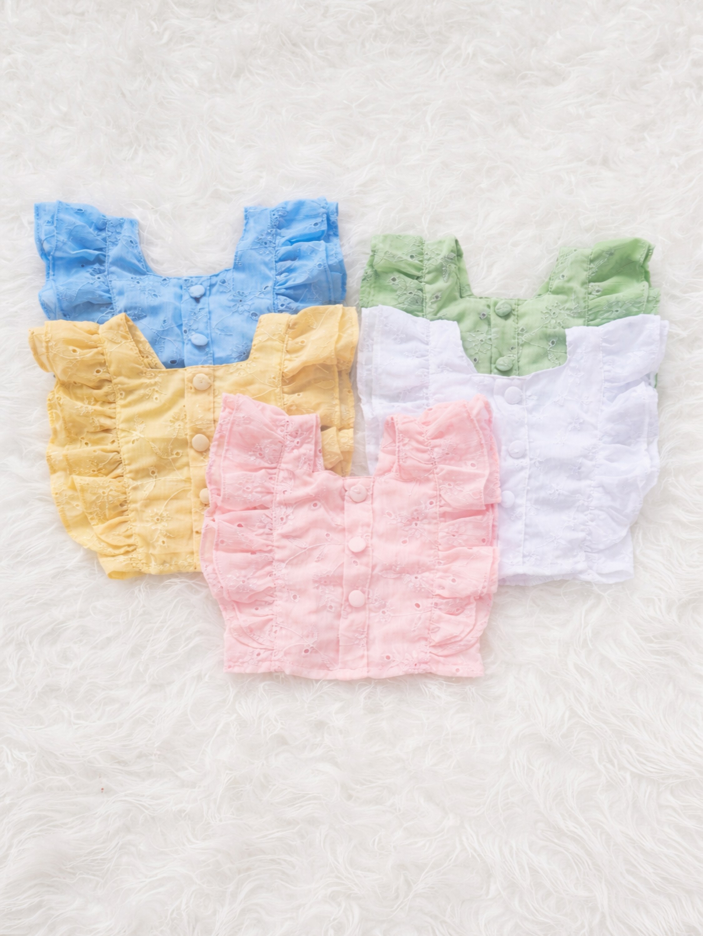 Cropped  babado Infantil