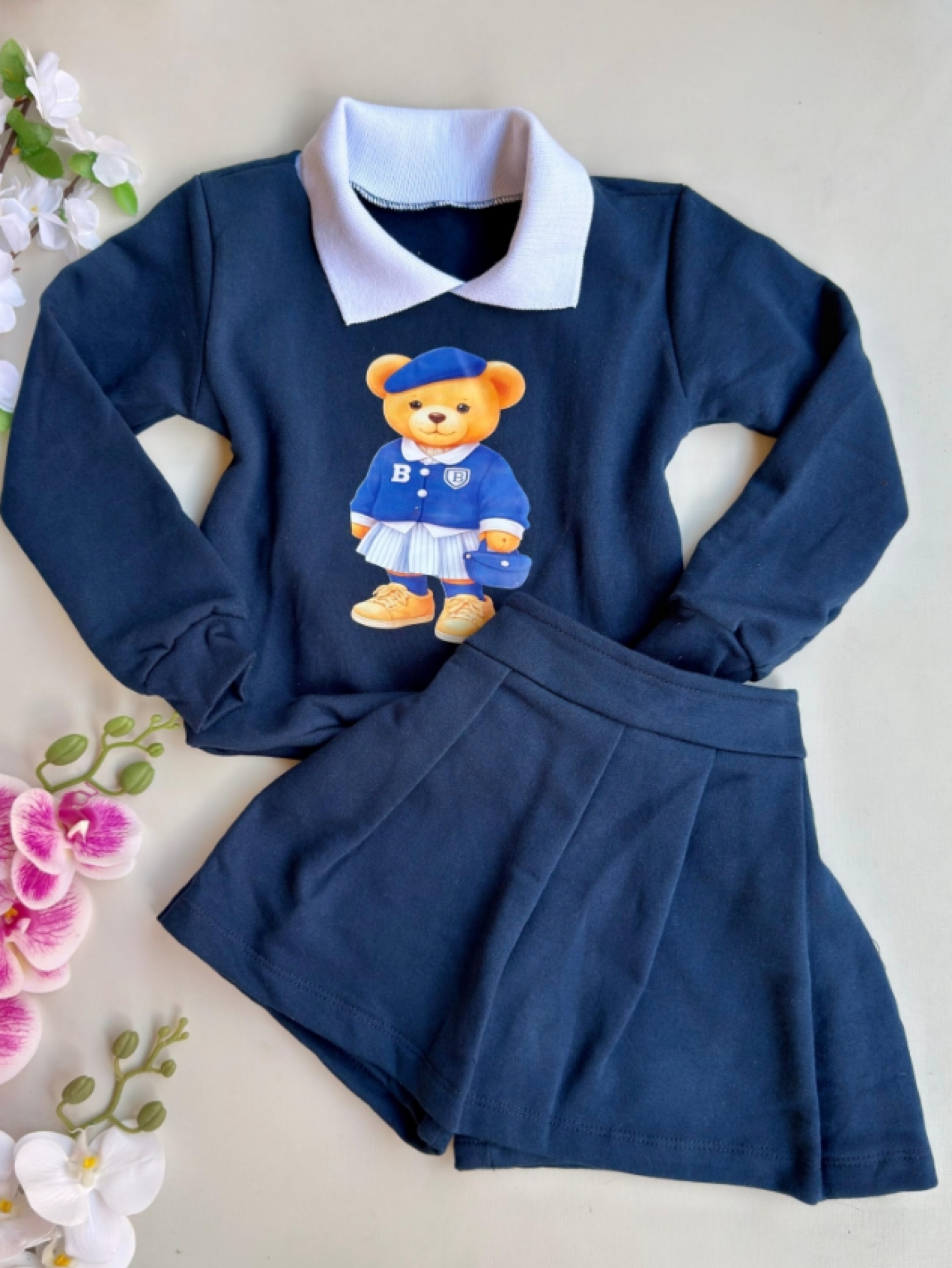 Conjunto Moletom Urso Infantil