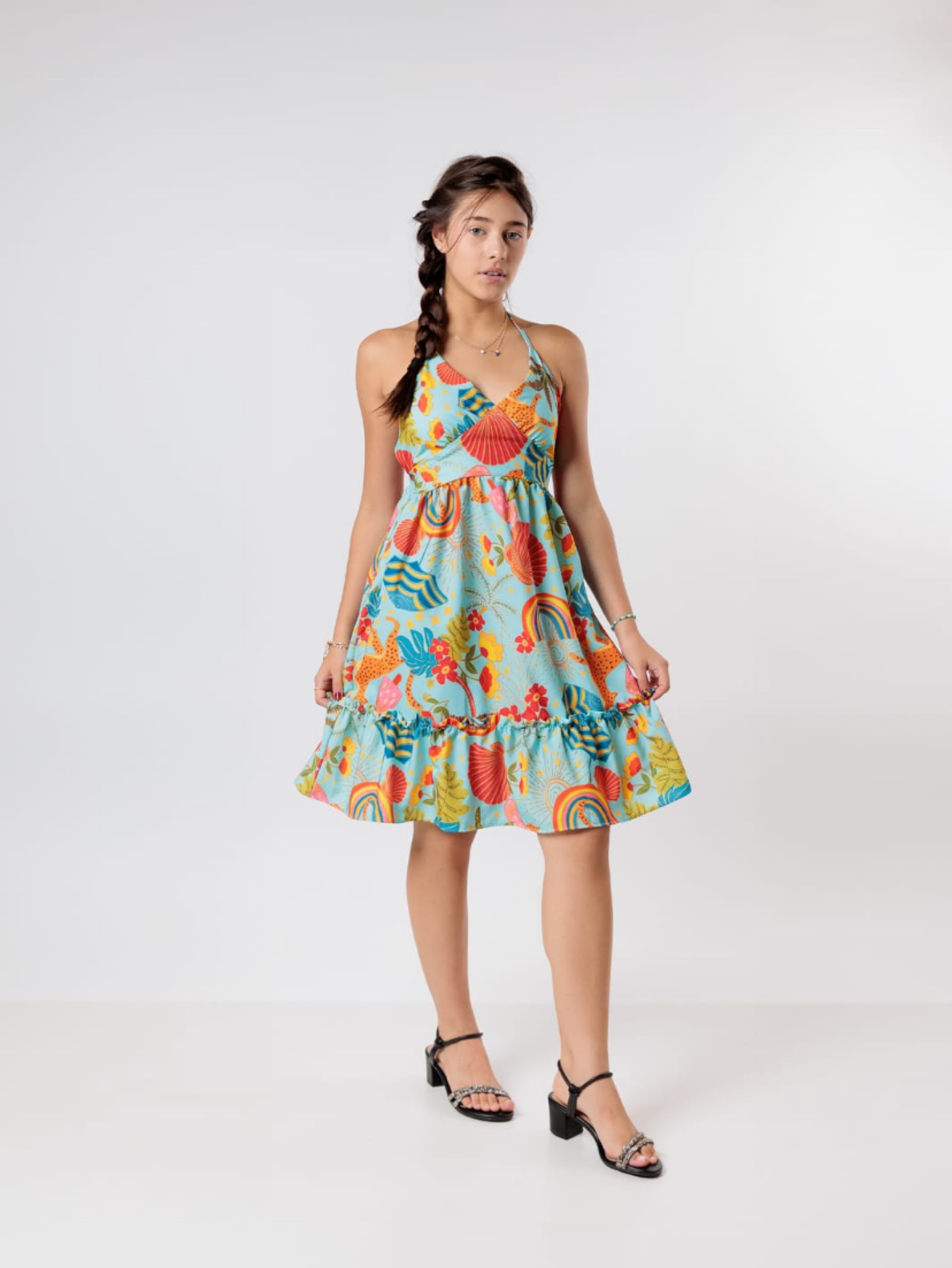 Vestido Curto Farm Juvenil