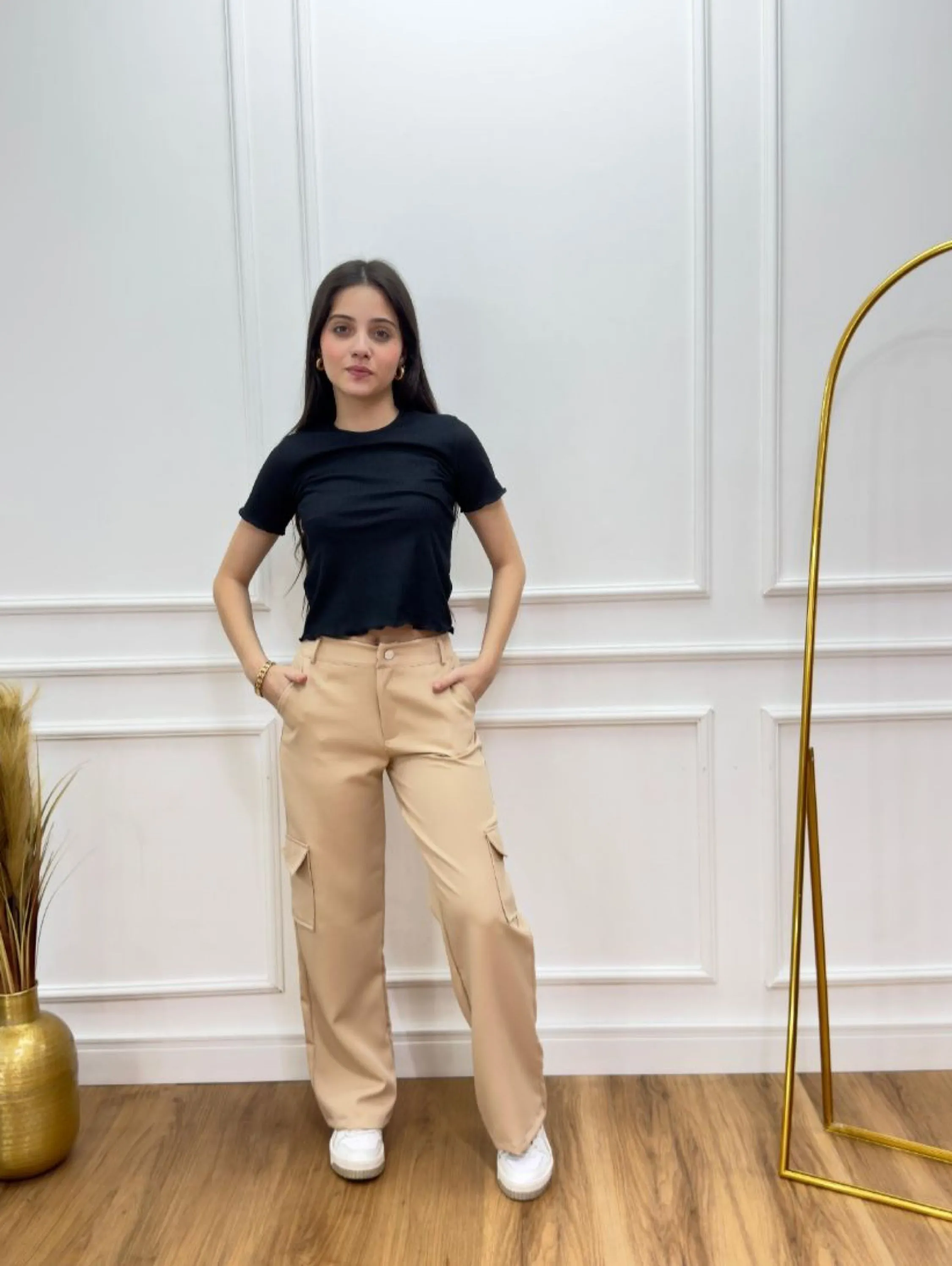 Calça Cargo Alfaiataria Juvenil