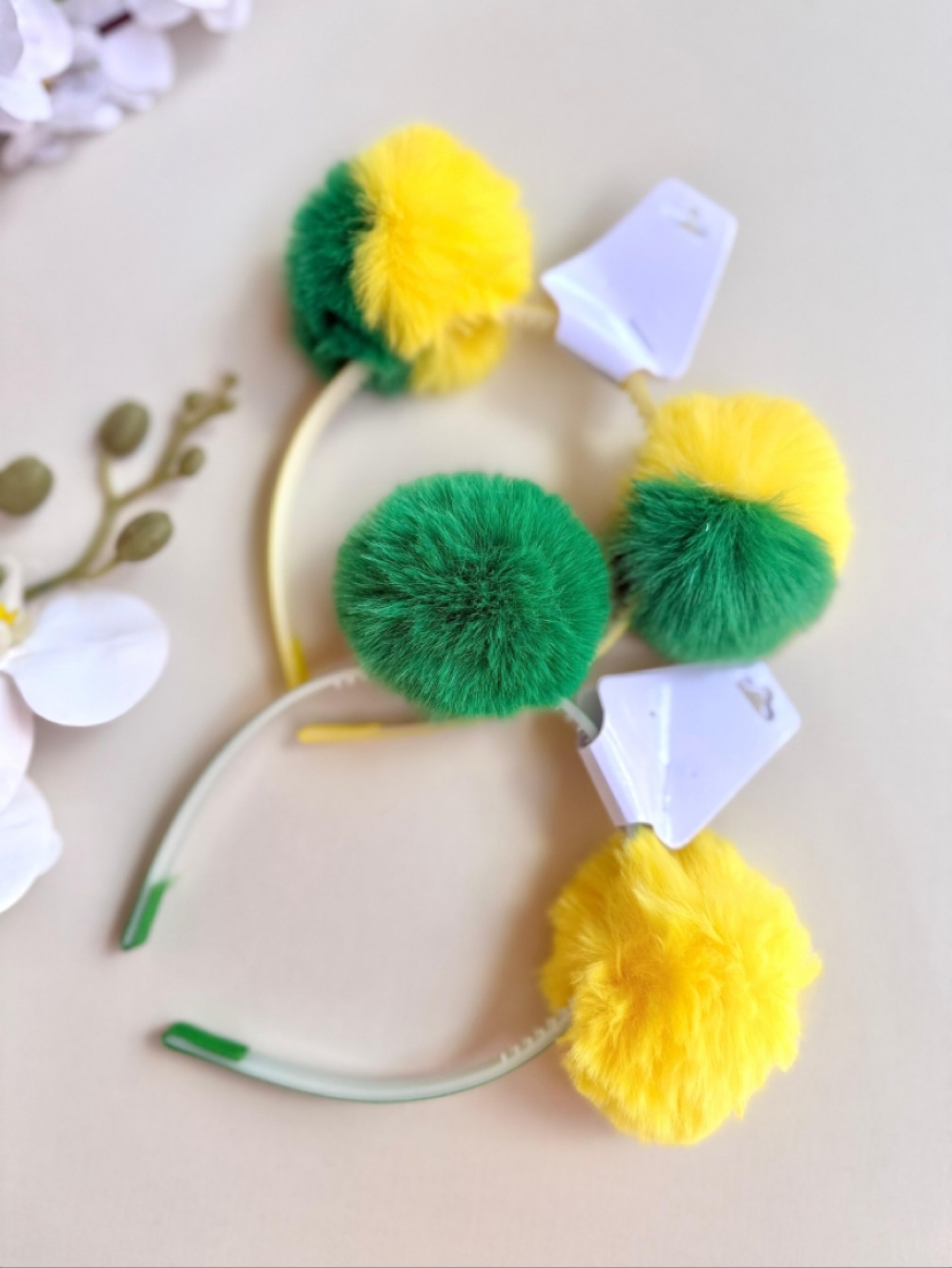 Tiara Pom Pom Brasil Infantil