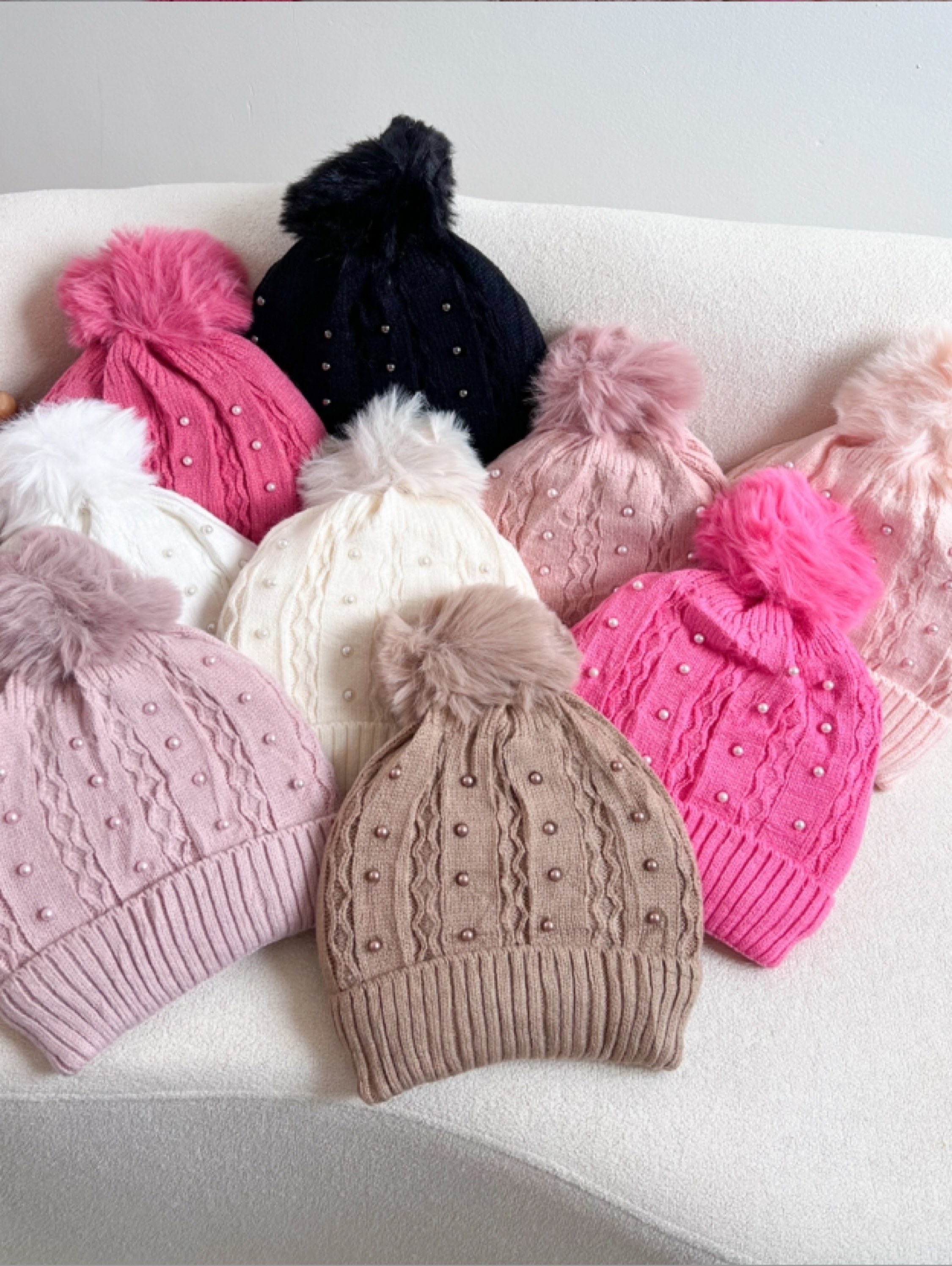 Touca Perolada Modelo 3 Infantil