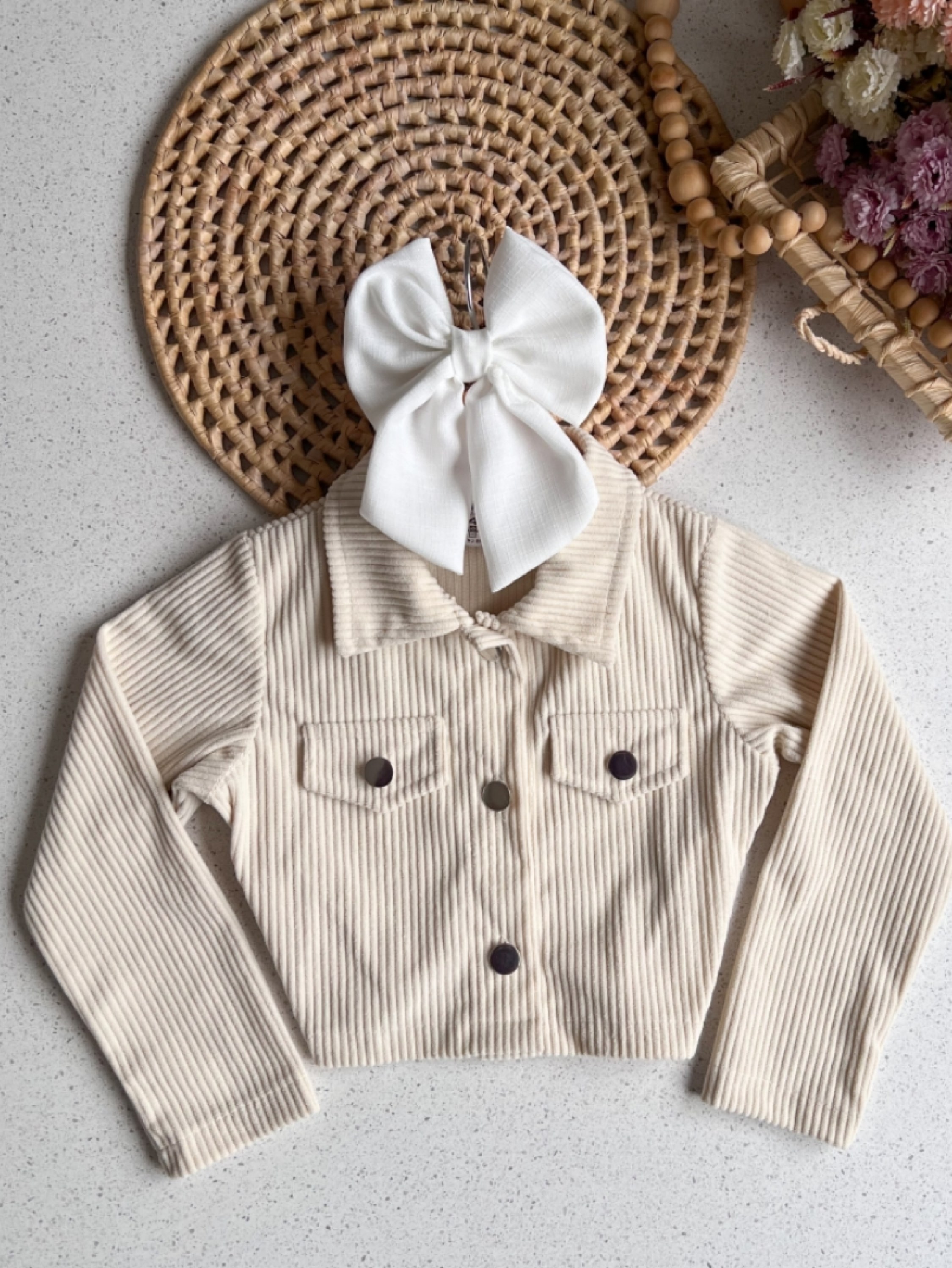 Casaquinho Cotelê Infantil