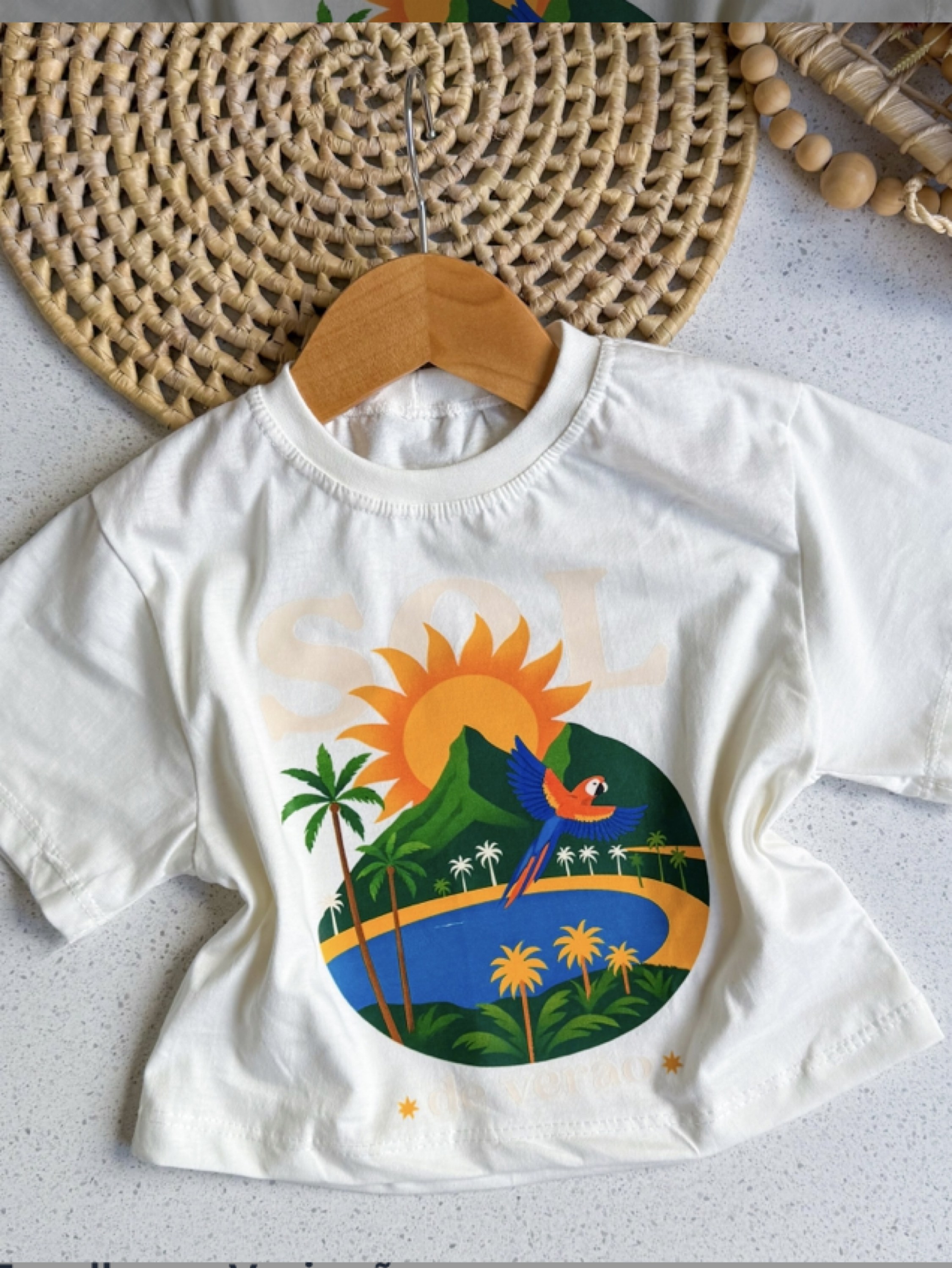 T-shirt Sol de Verão Infantil