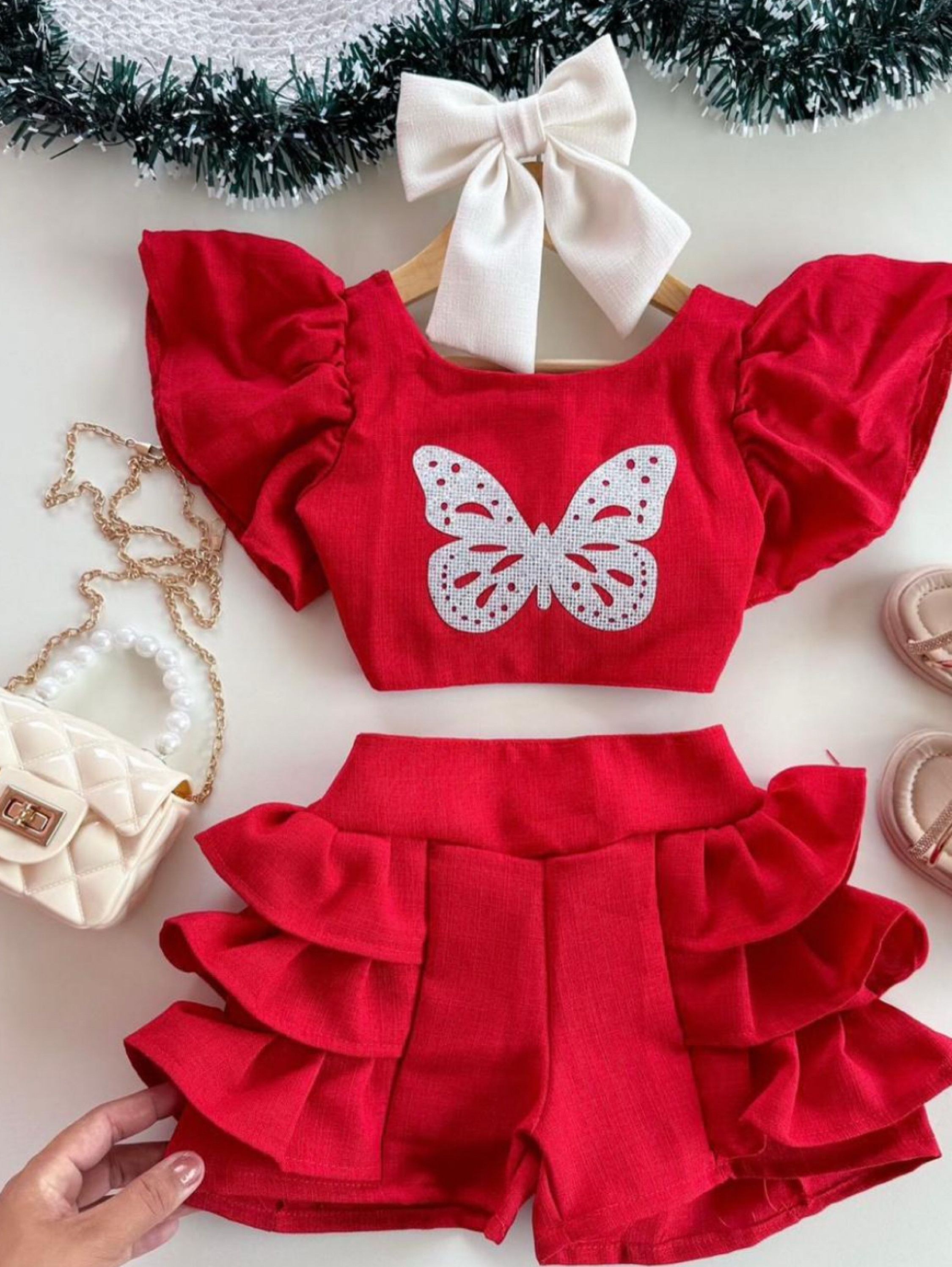 Conjunto Borboleta Infantil