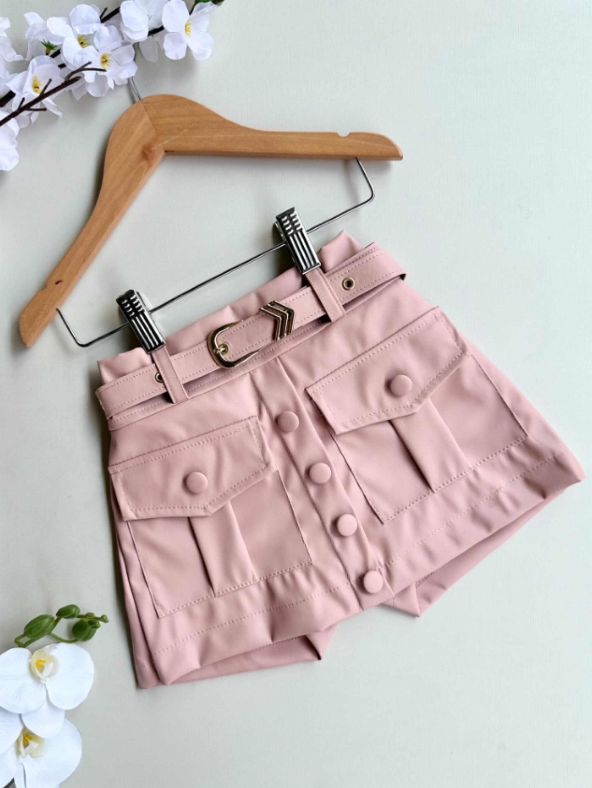 Shorts Saia Babi Infantil
