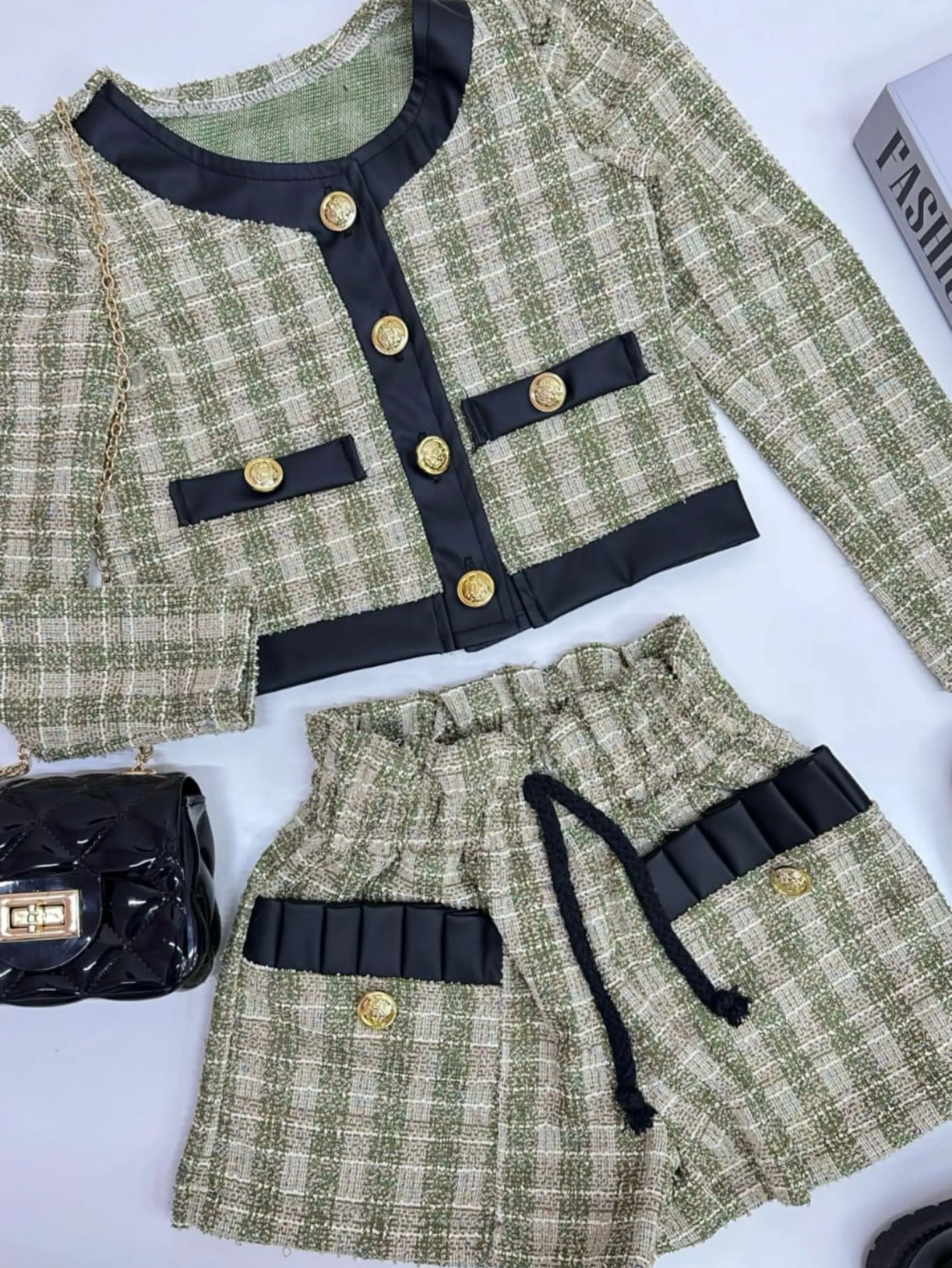 Conjunto tweed Bia infantil