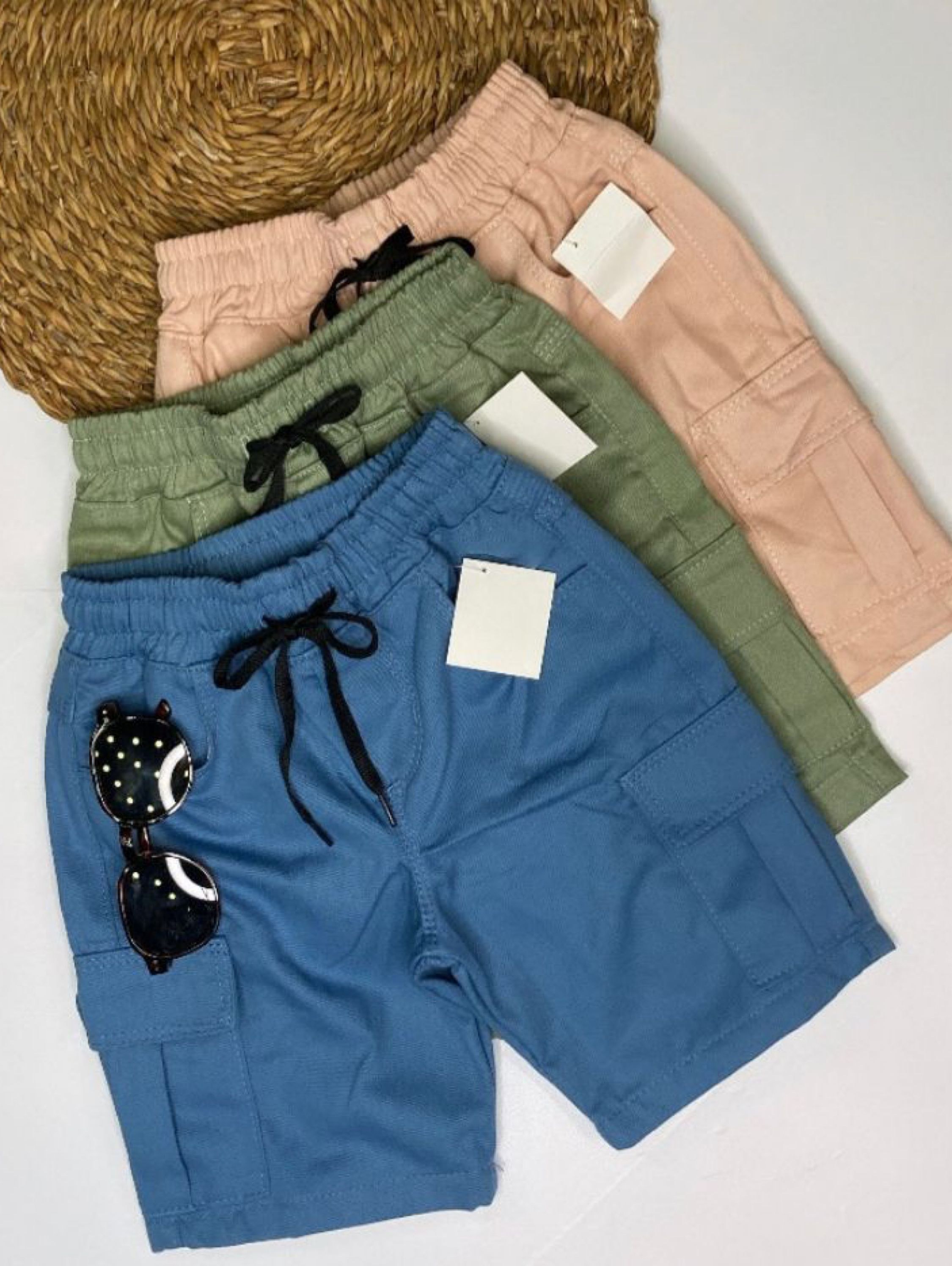 Shorts Cargo cores Infantil/Juvenil