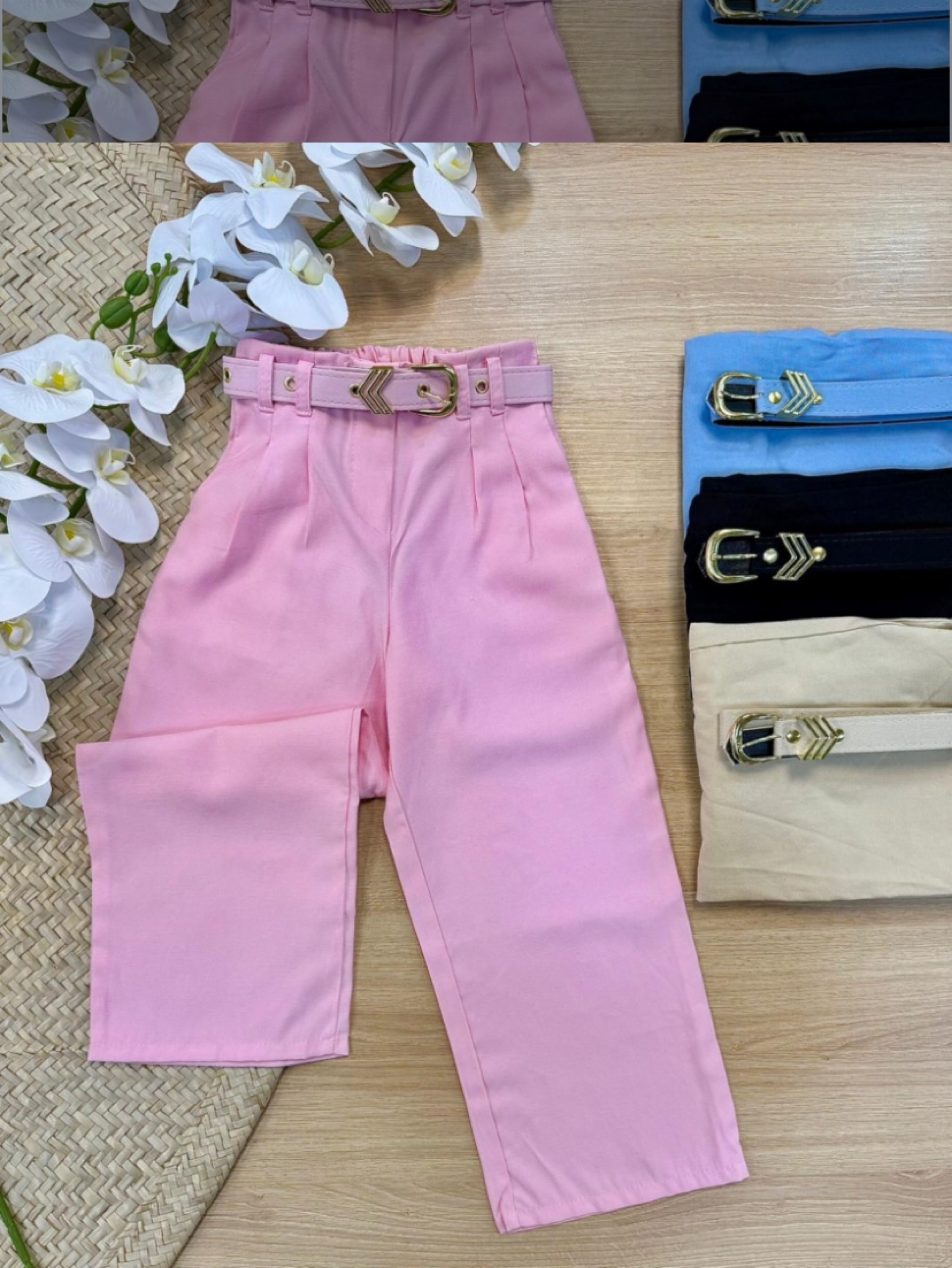 Calça Fivela Infantil/Juvenil