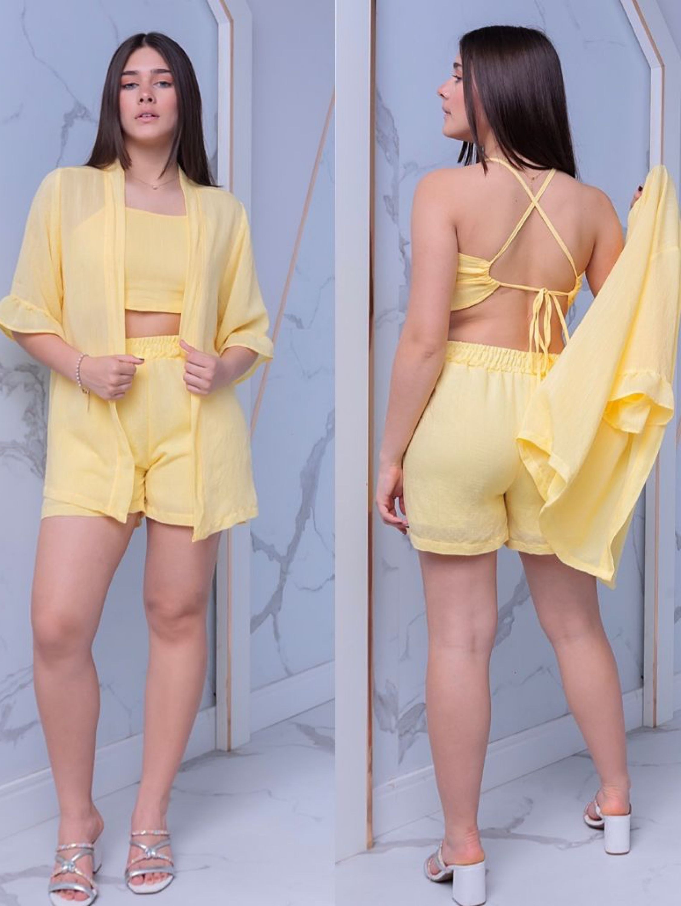 Trijunto Kimono Liso Juvenil