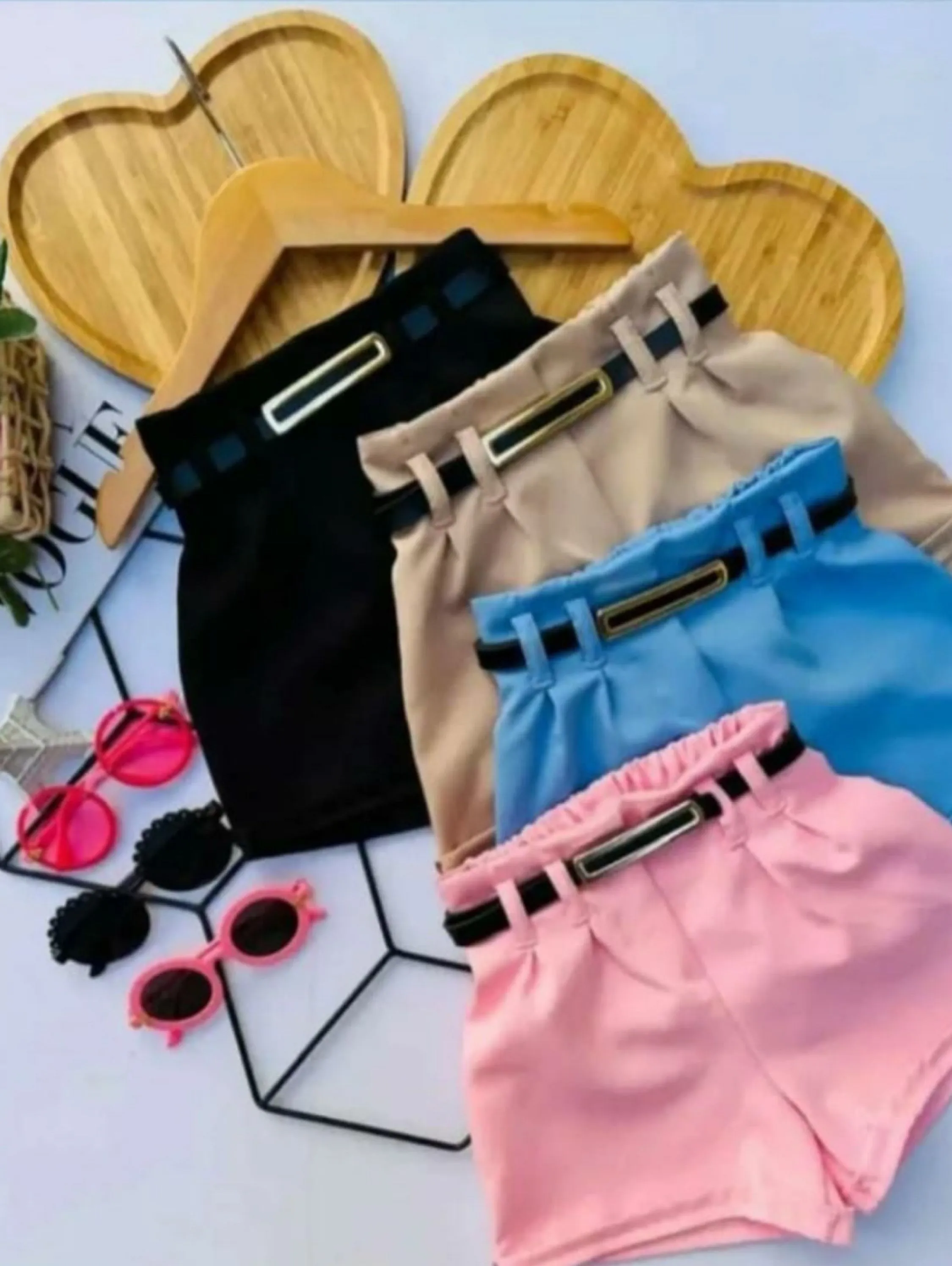 Shorts cinto Infantil