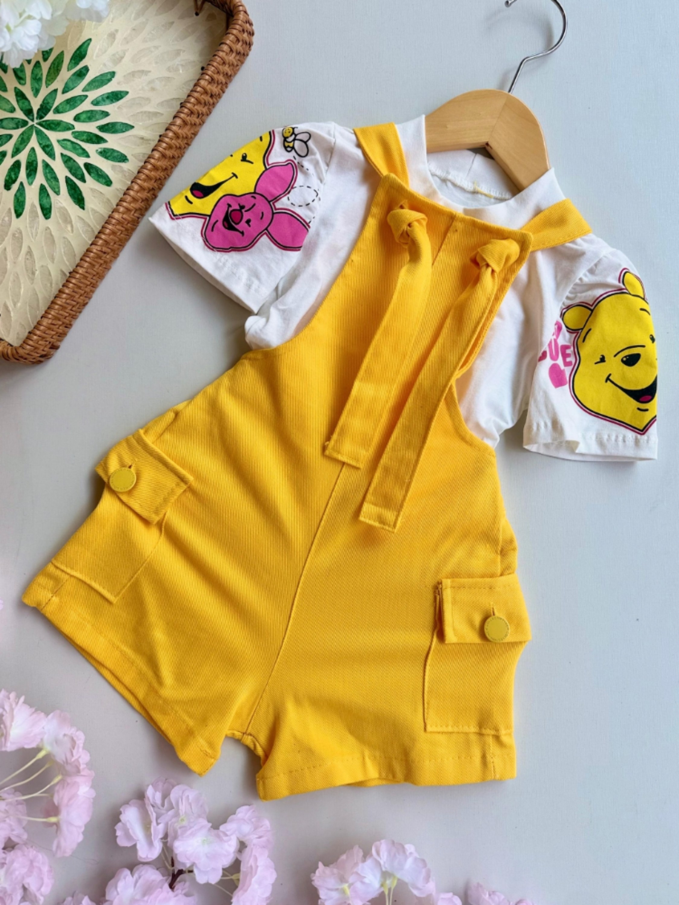 Jardineira Pooh Infantil