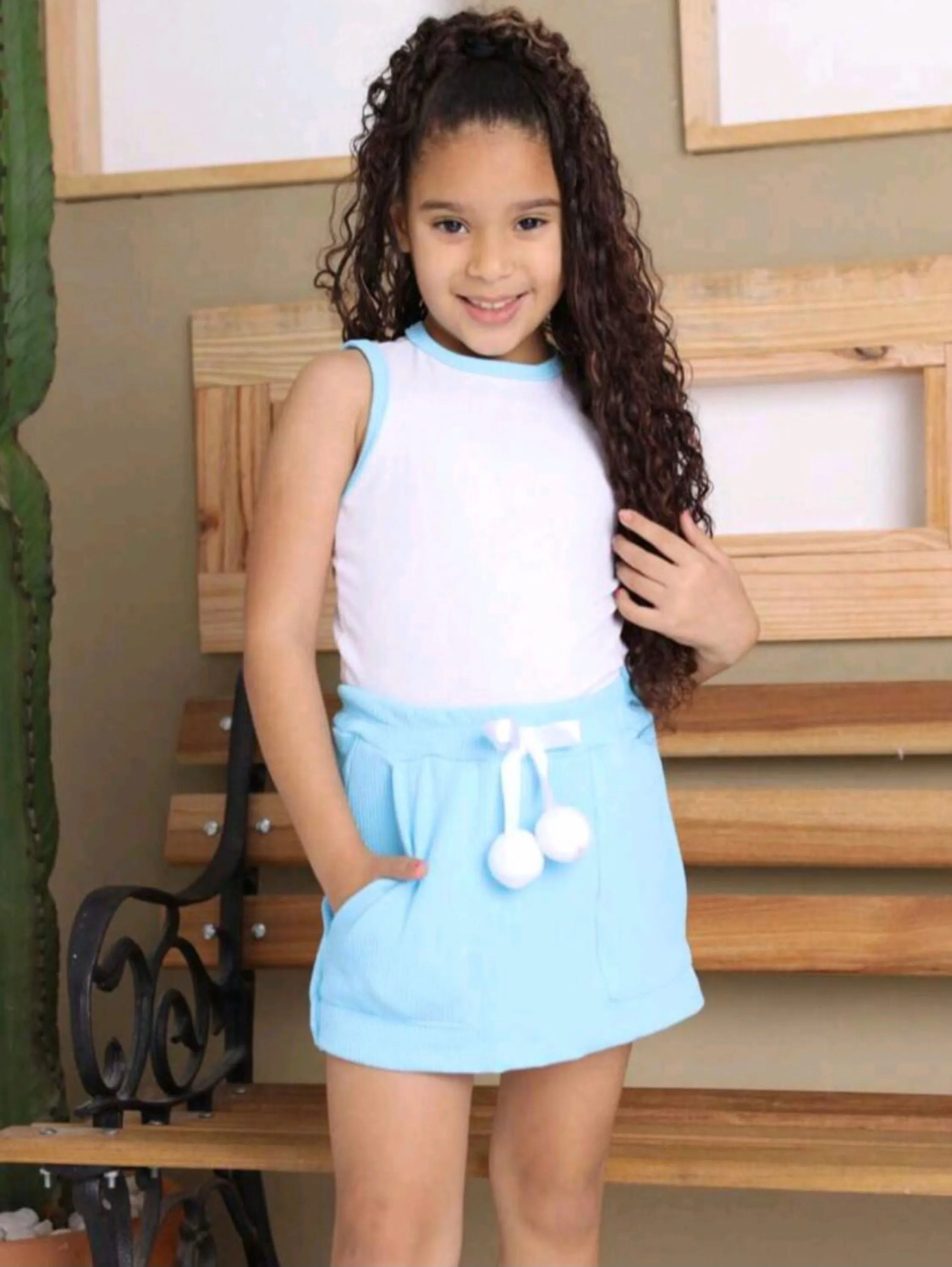 Conjunto pompom Infantil