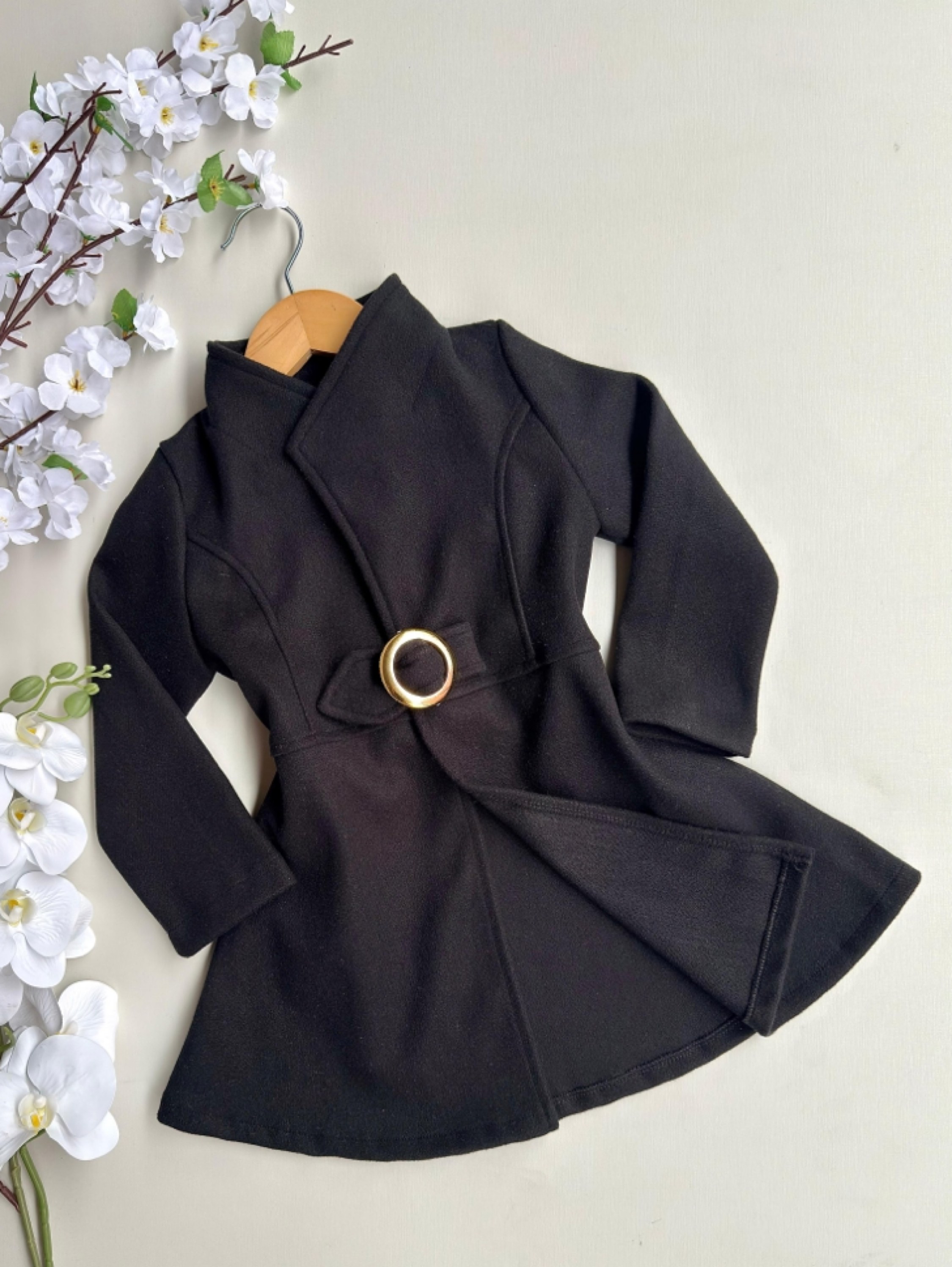 Sobretudo Lã Batida Infantil