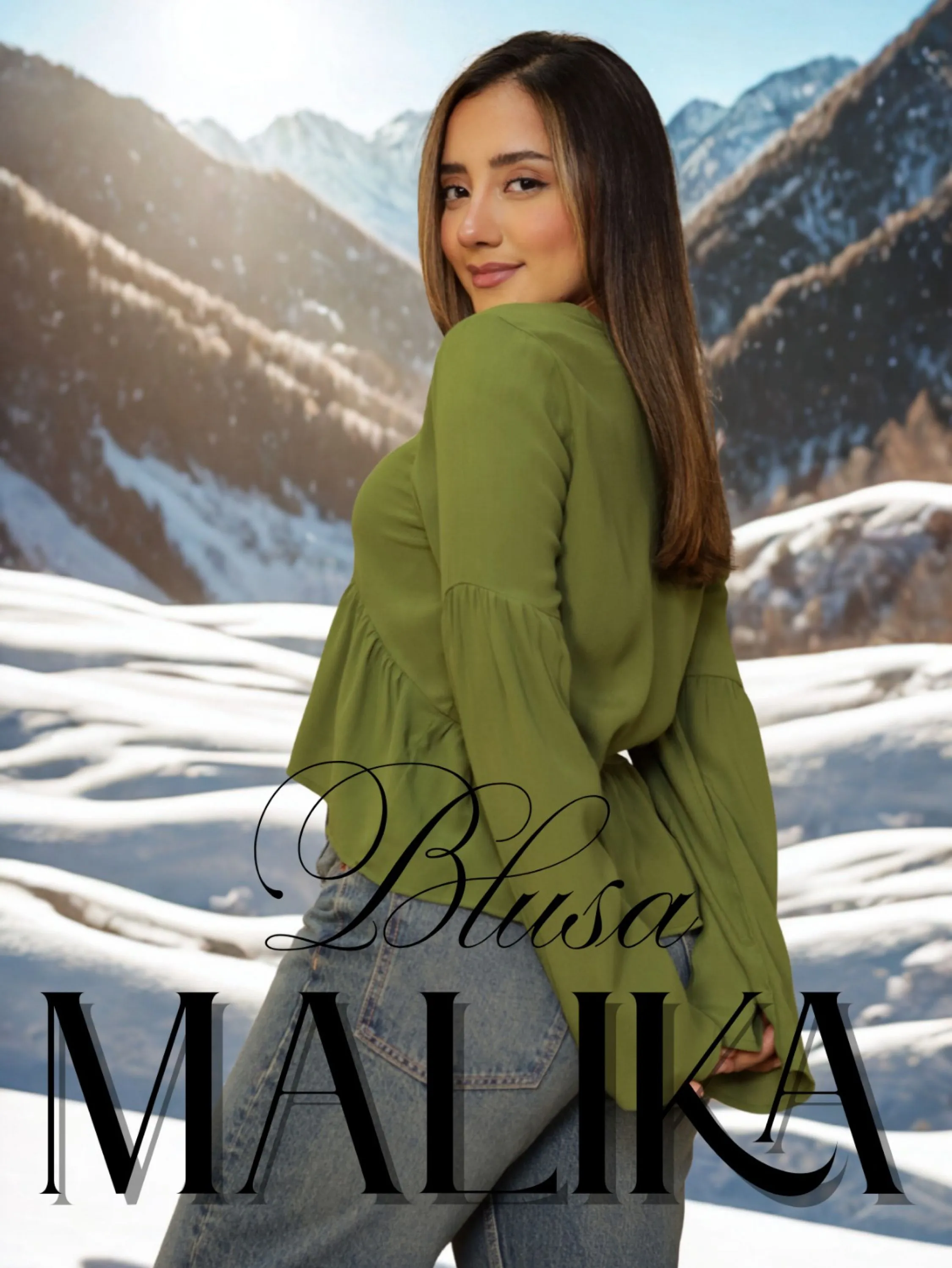 Blusa Feminina Peplum com Babados | Viscose Leve | Casual