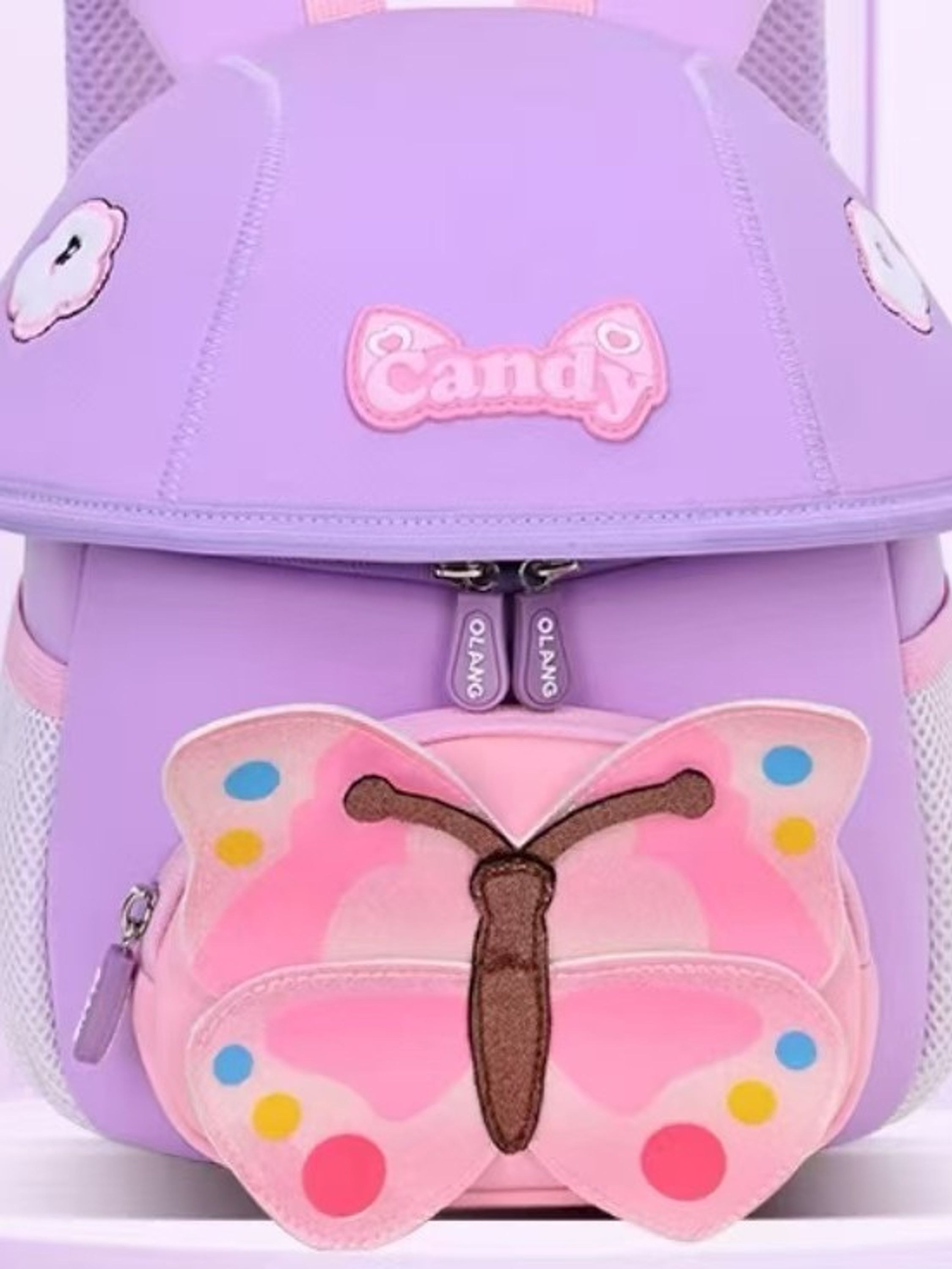 Mochila Escolar Infantil Menina de Borboleta em 3D D017#