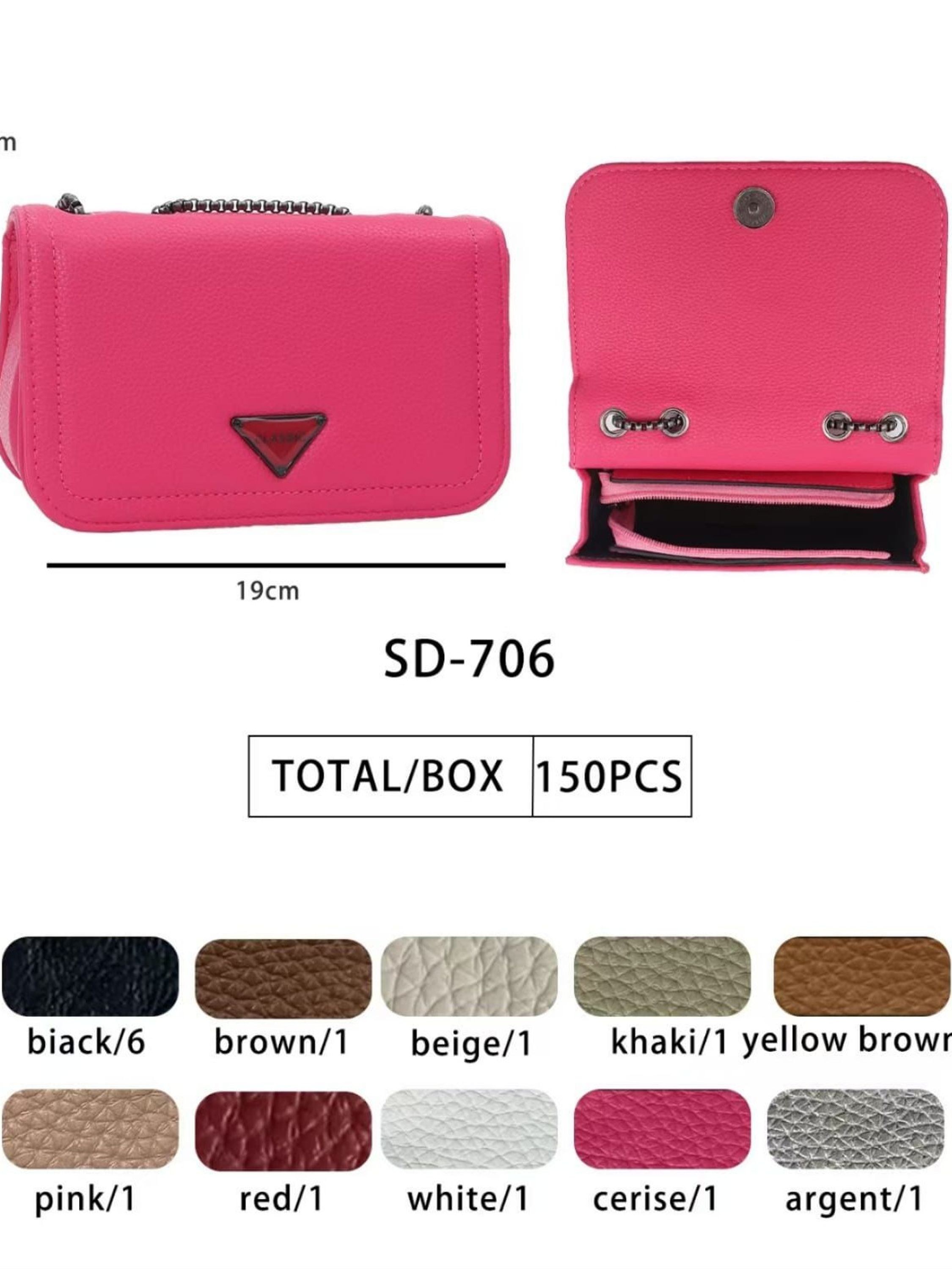 Bolsa de festa feminina de ombro alça de corrente SD-706#