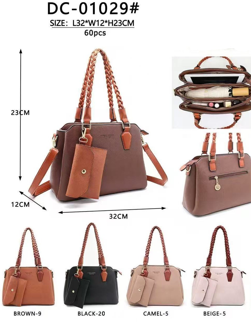 Bolsa feminina ombro transversal DC-01029#
