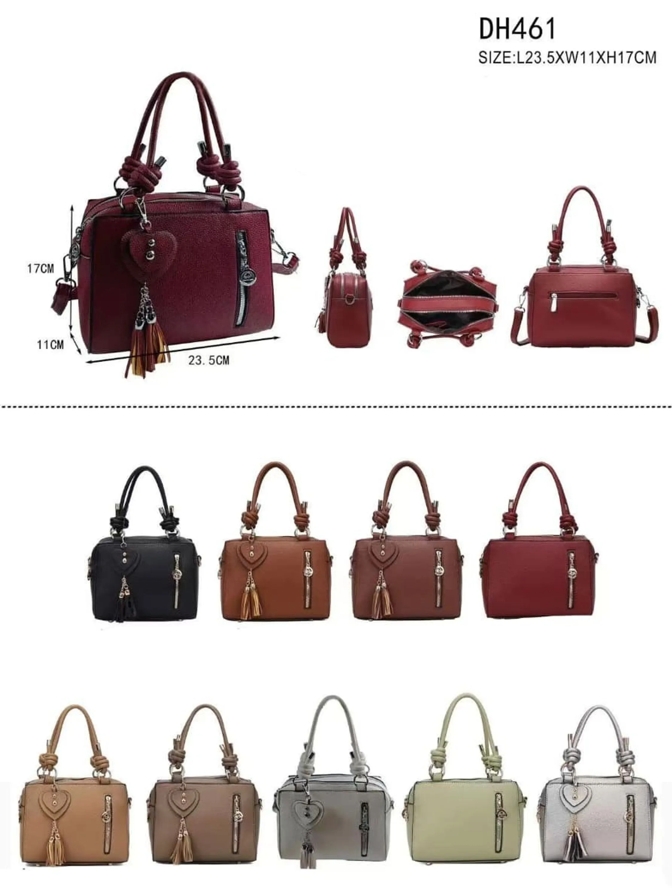 Bolsa feminina Transversal alça de cordão e chaveiro 461#