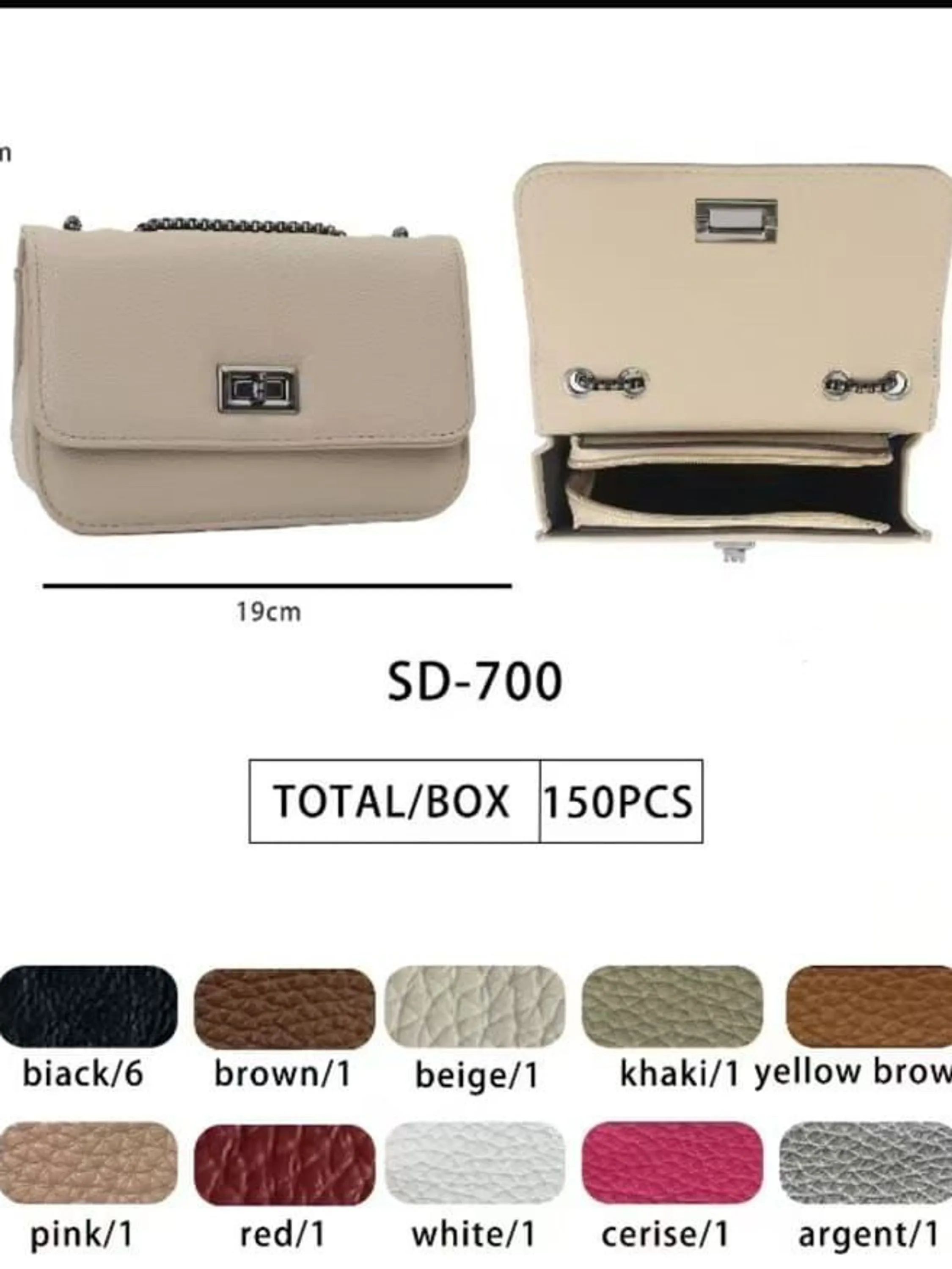 Bolsa feminina de festa transversal e ombro SD-700#