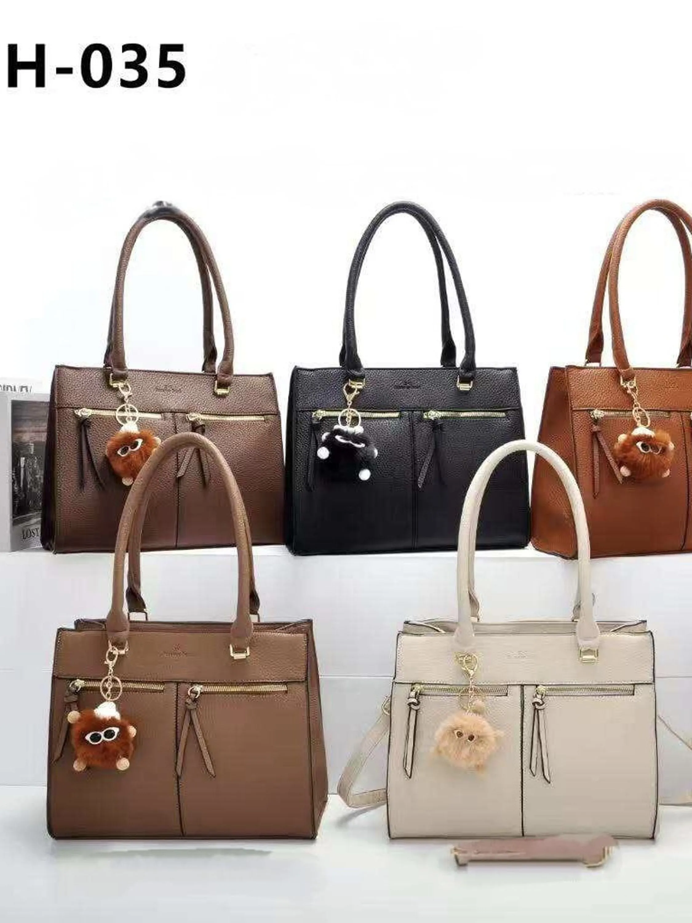 Bolsa feminina grande casual e trabalho Alça Dupla H-036#
