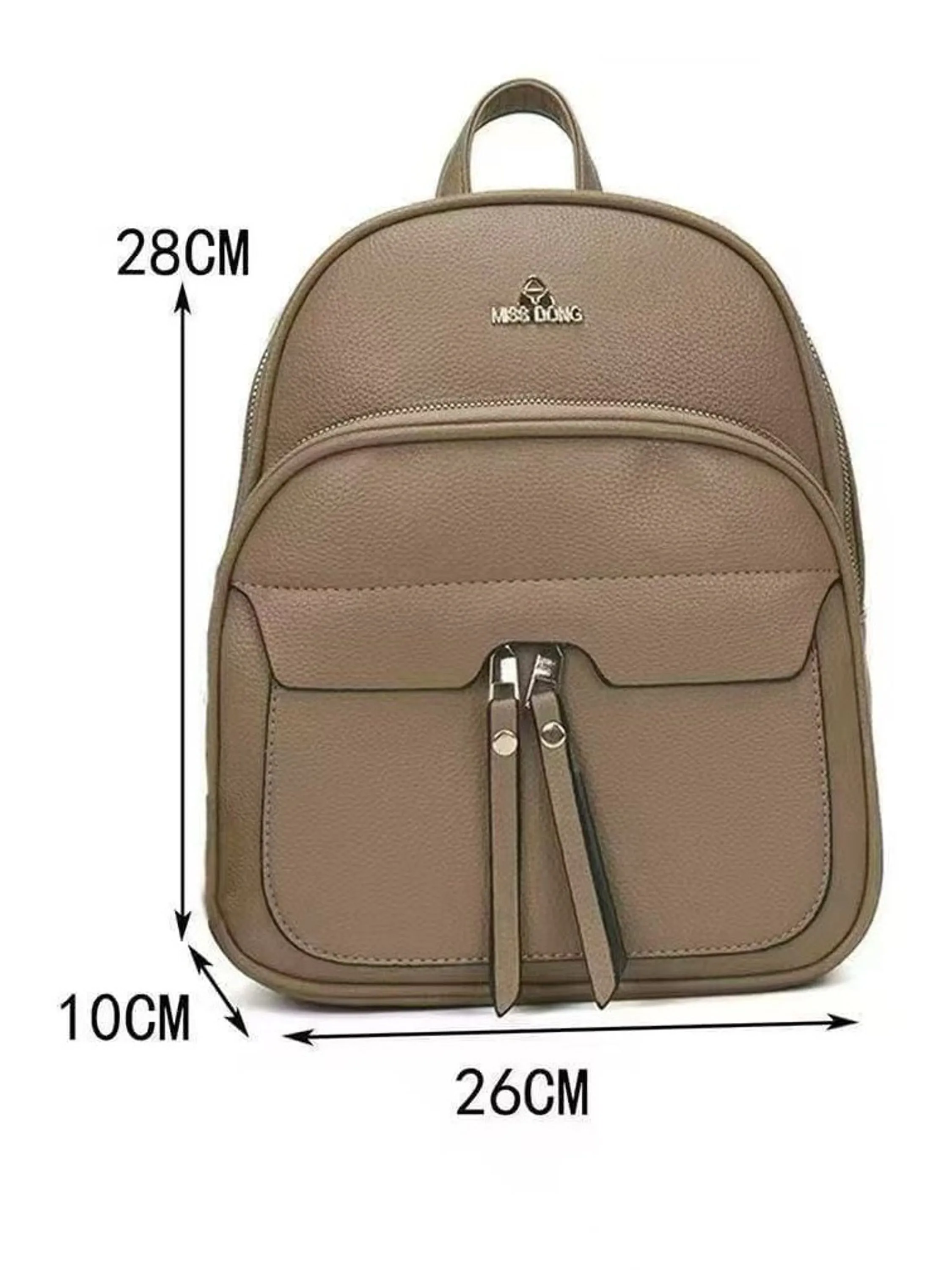 Mochila feminina casual de couro 1071#