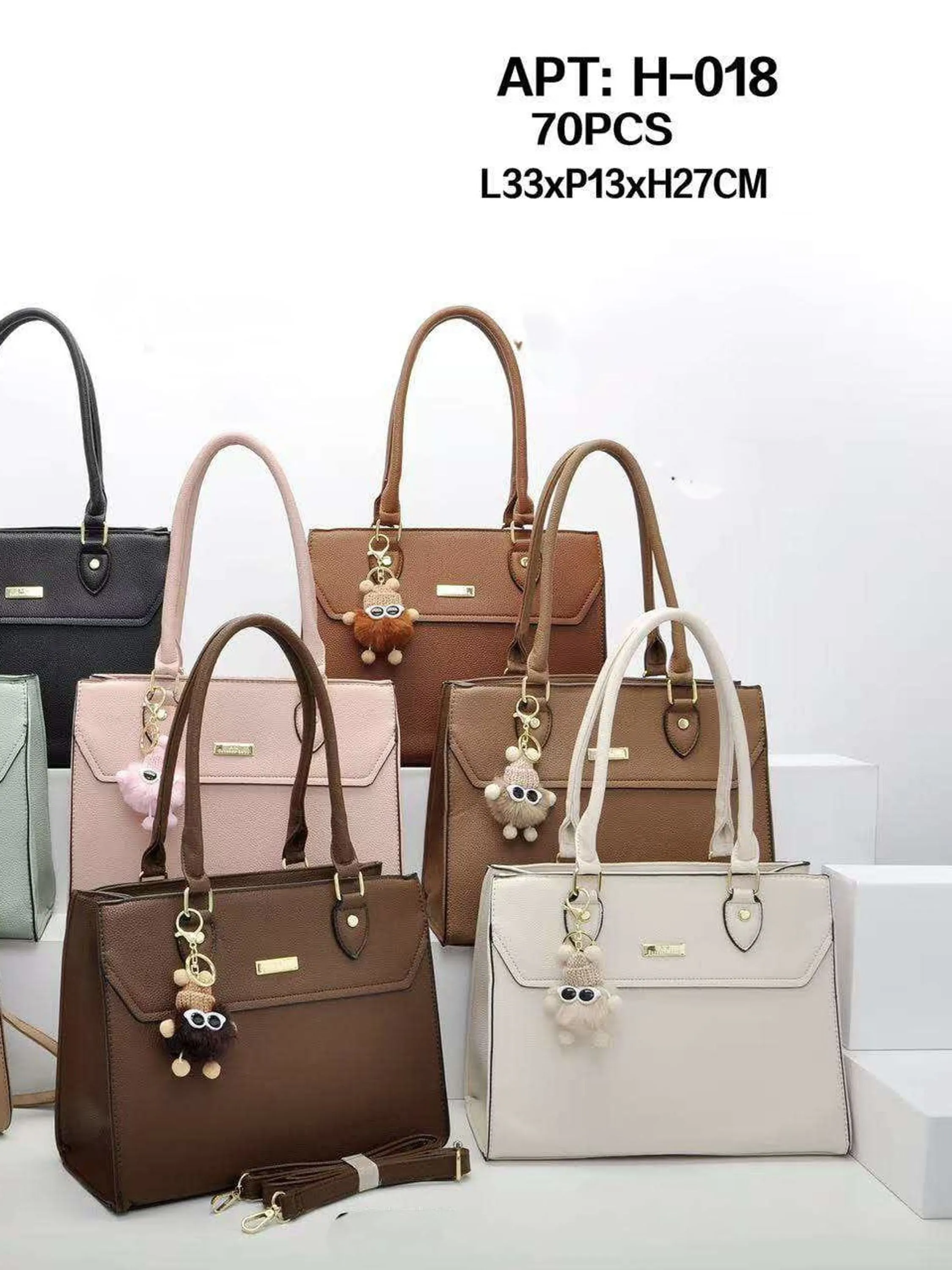 Bolsa Feminina Grande Casual e trabalho Alça Dupla H018#