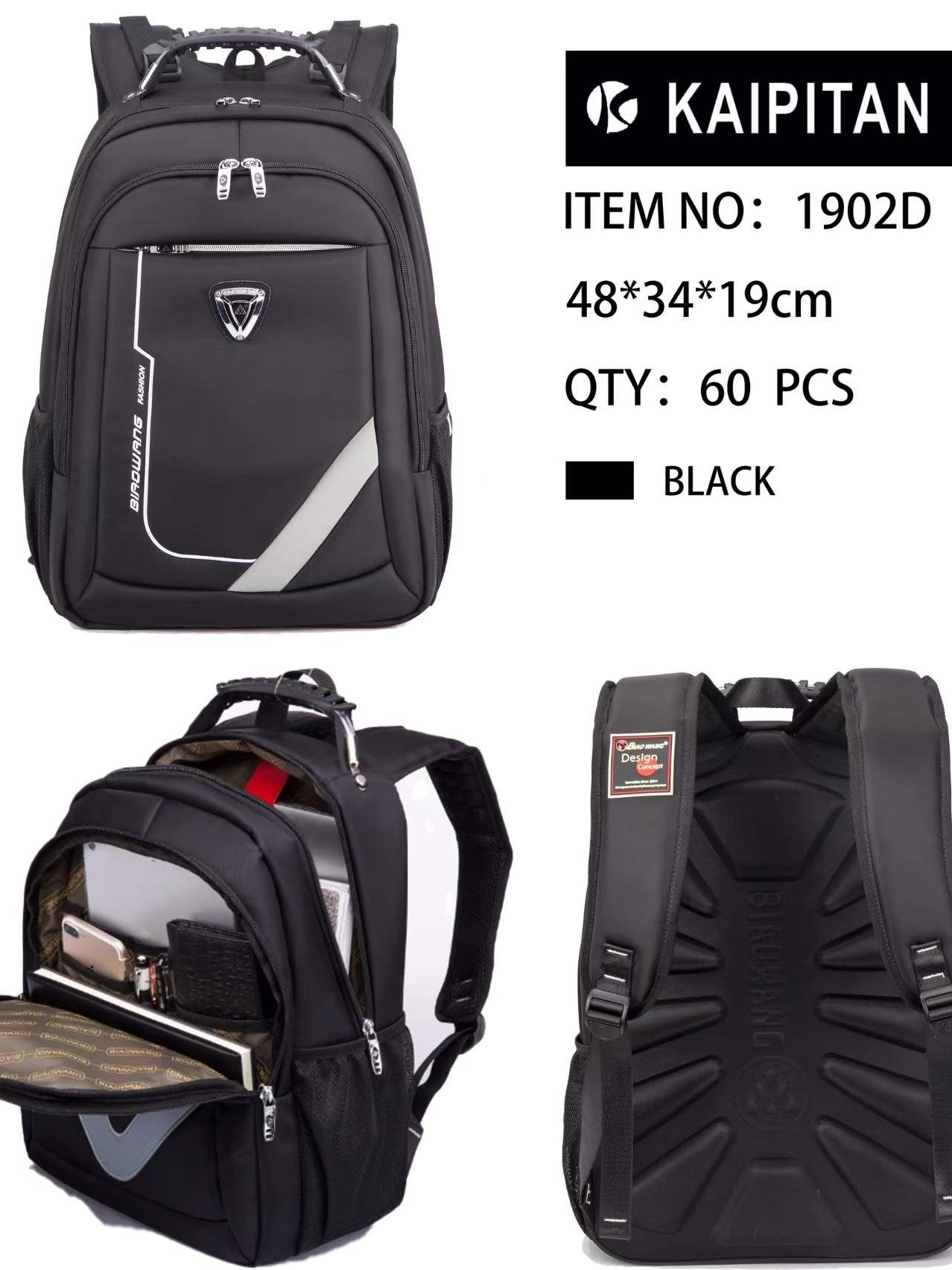 Mochila masculino feminino 1902D