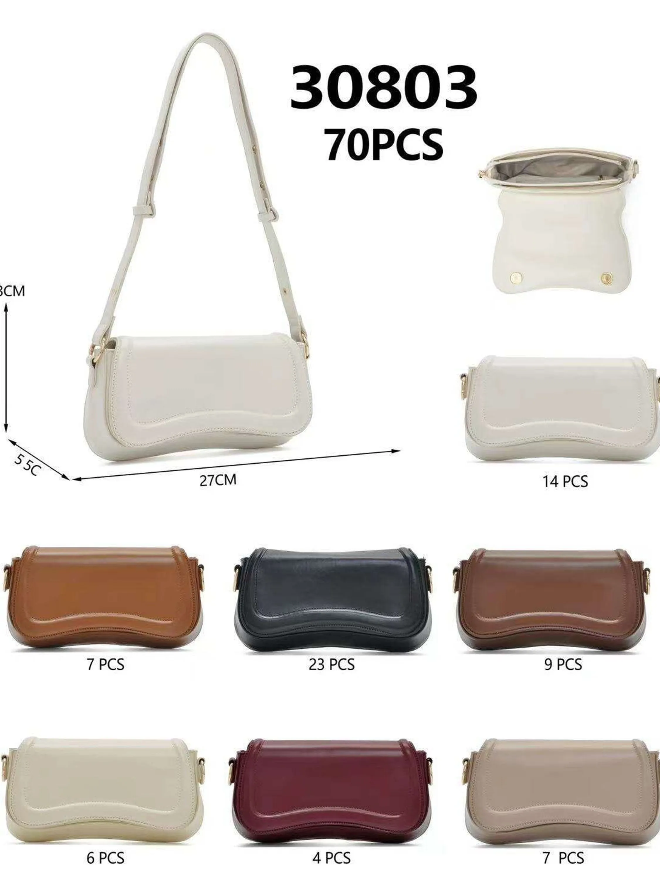 Bolsa Feminina estilo ombro festas e eventos 30803#