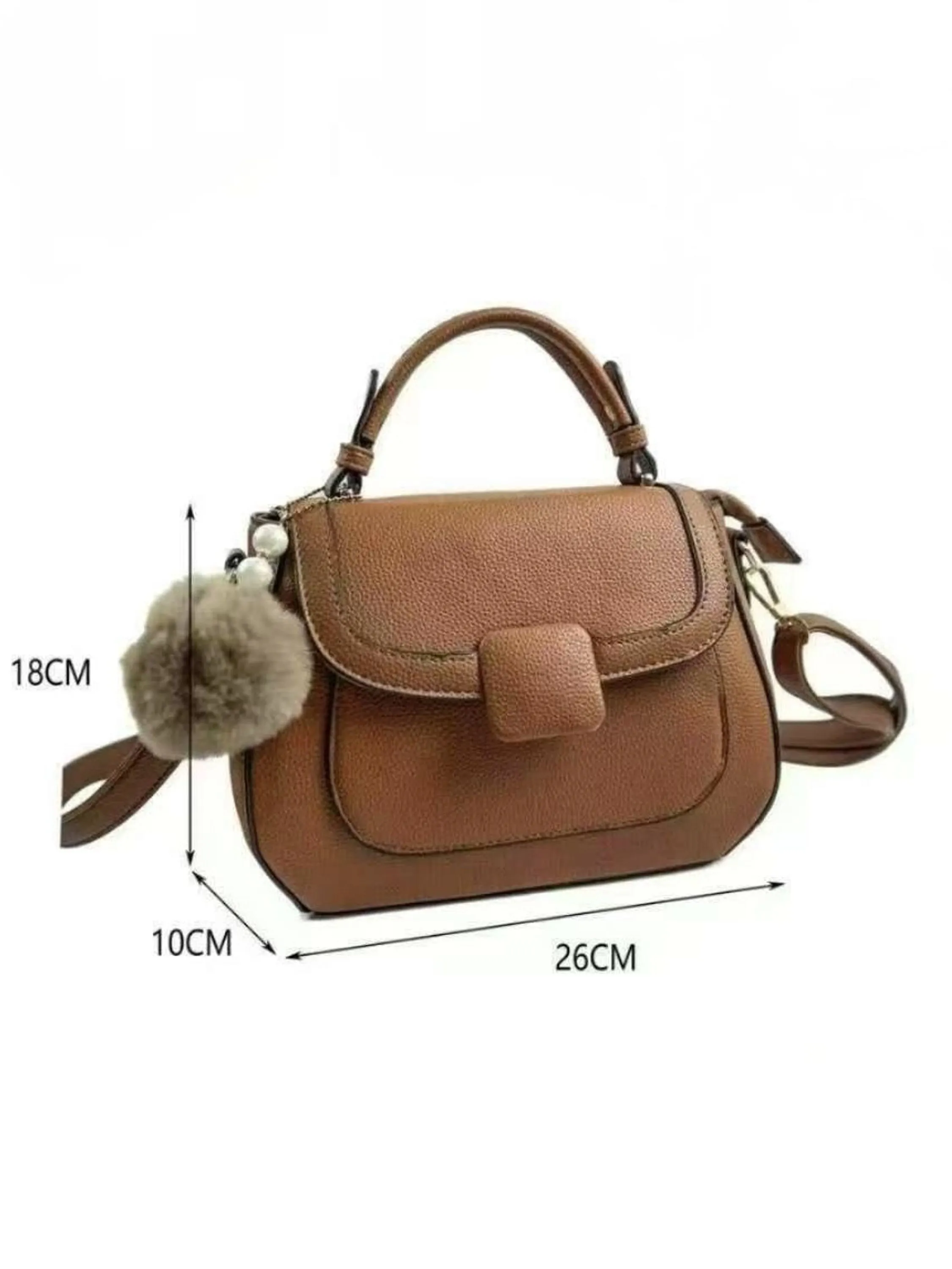 Bolsa feminina tiracolo transversal fecho de Pressão 323-A#