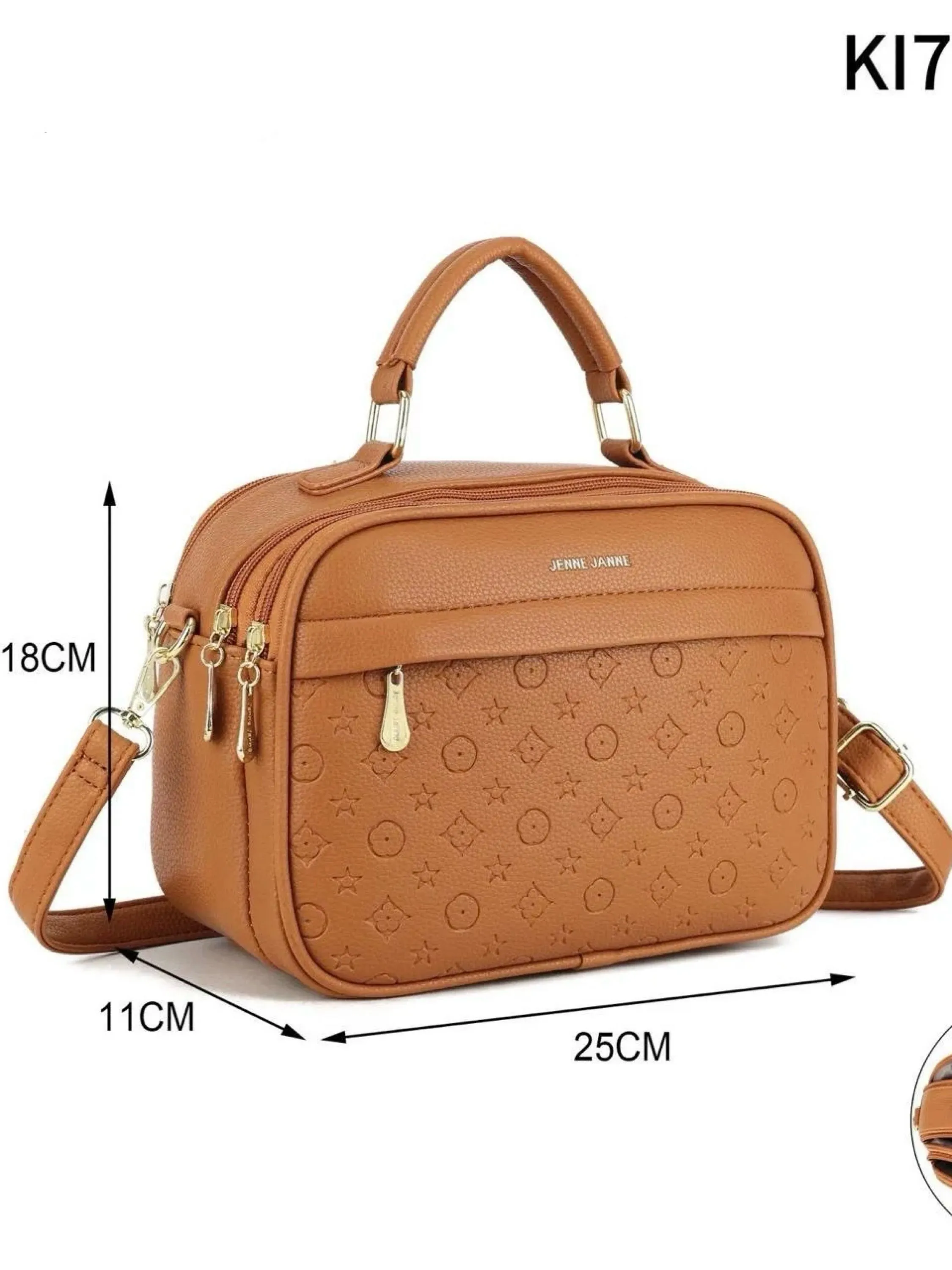 Bolsa Feminina com detalhes frontais da bolsa -KI70369