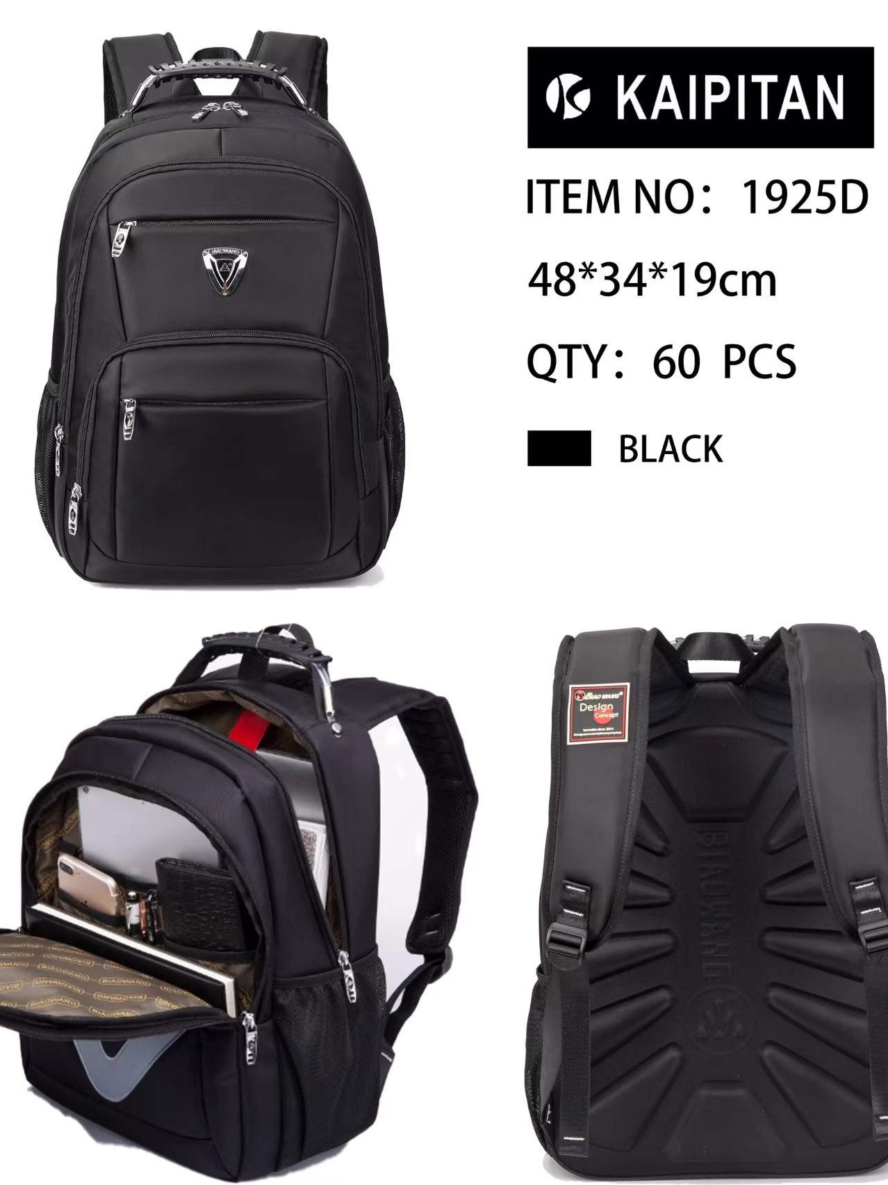 Mochila masculino feminino 1925D
