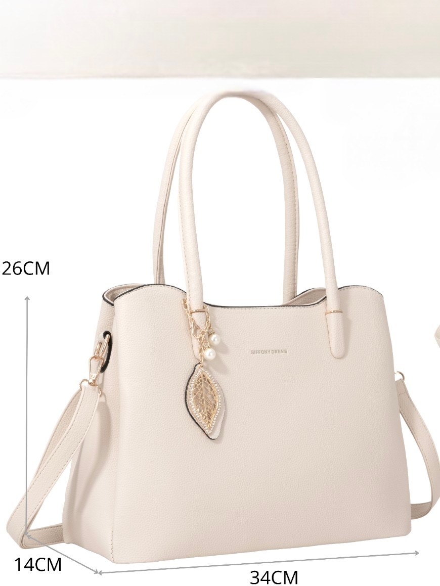 Bolsa feminina ombro transversal com chaveiro 8032#