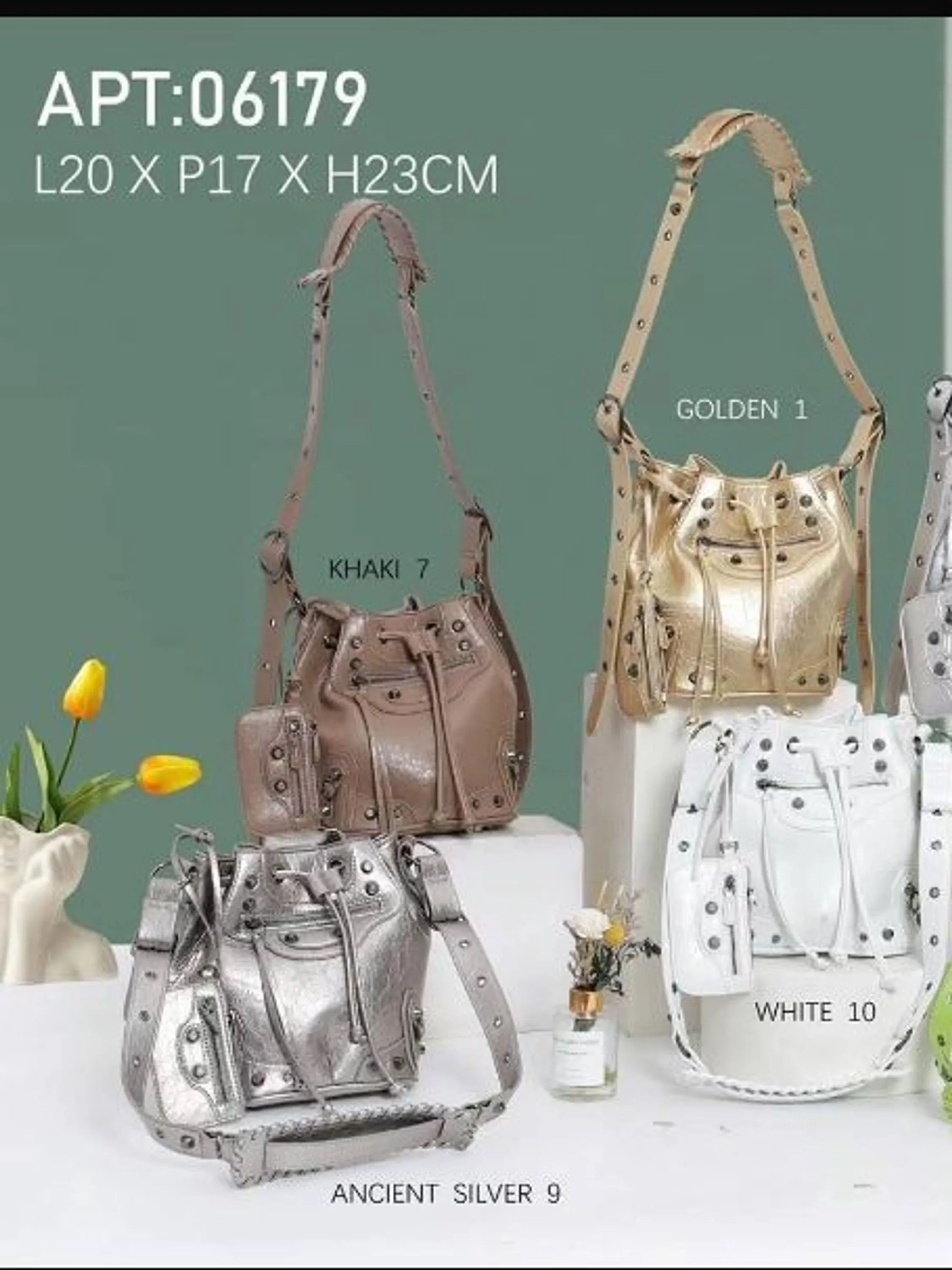 Bolsa Feminina Casual Moda Punk estilosa 06179#