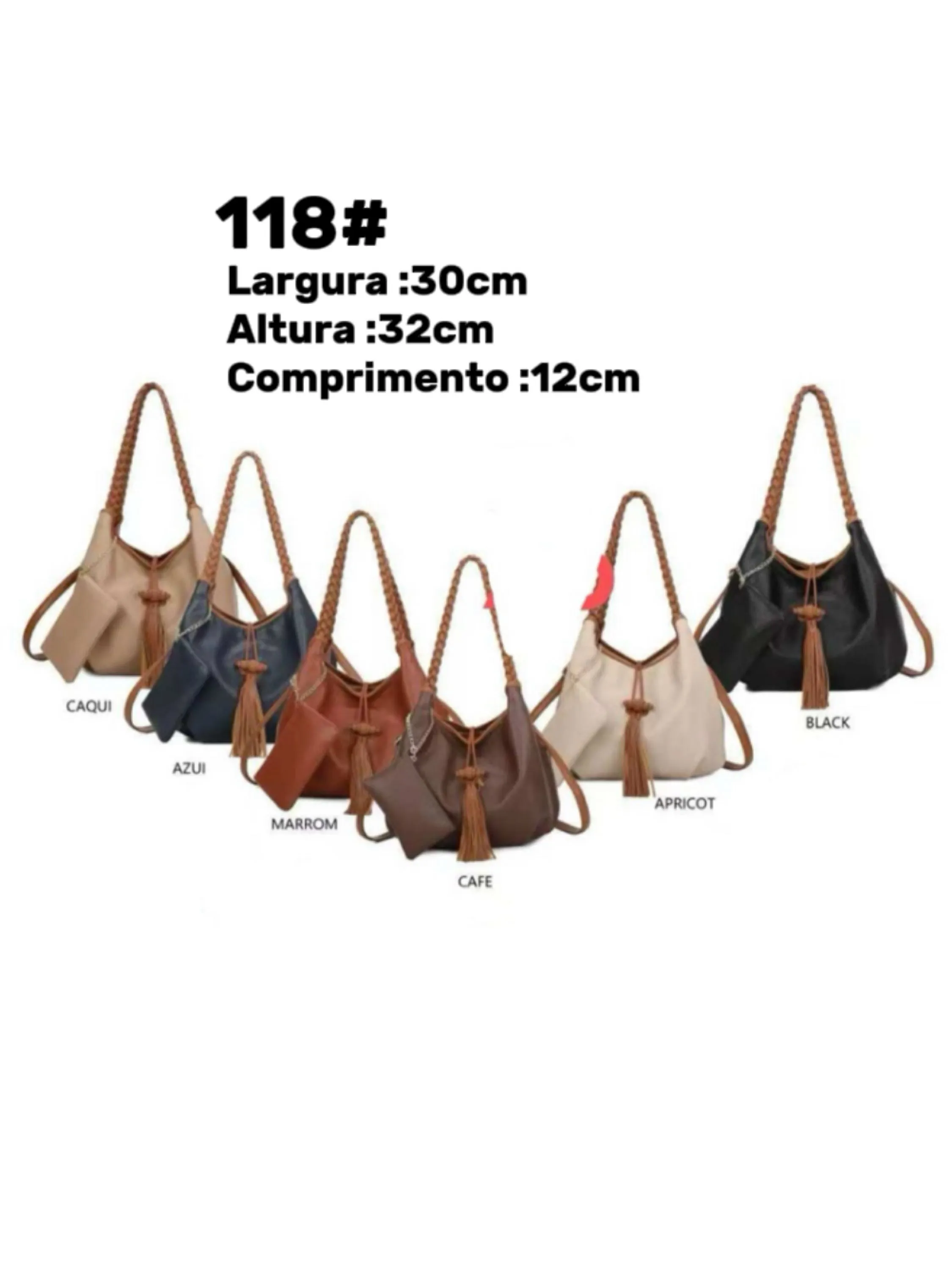 Bolsa transversal de courinho FEM 118#