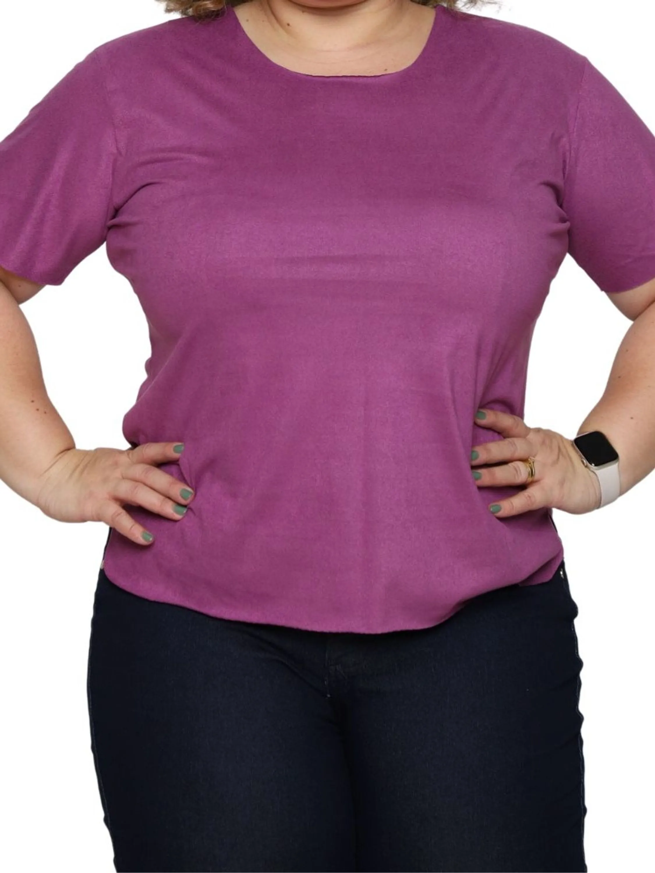 Blusa normal plus size