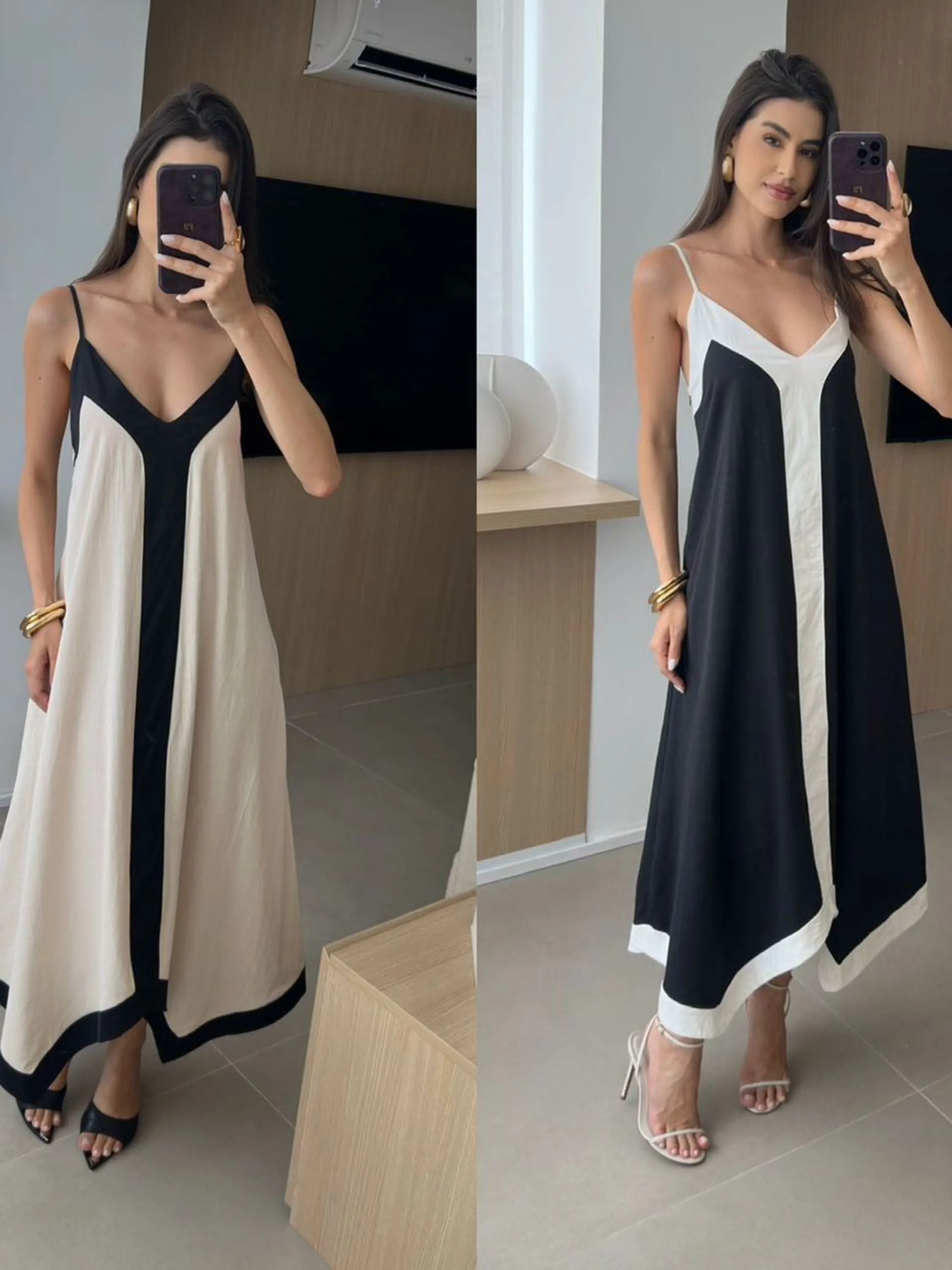 Vestido longo feminina