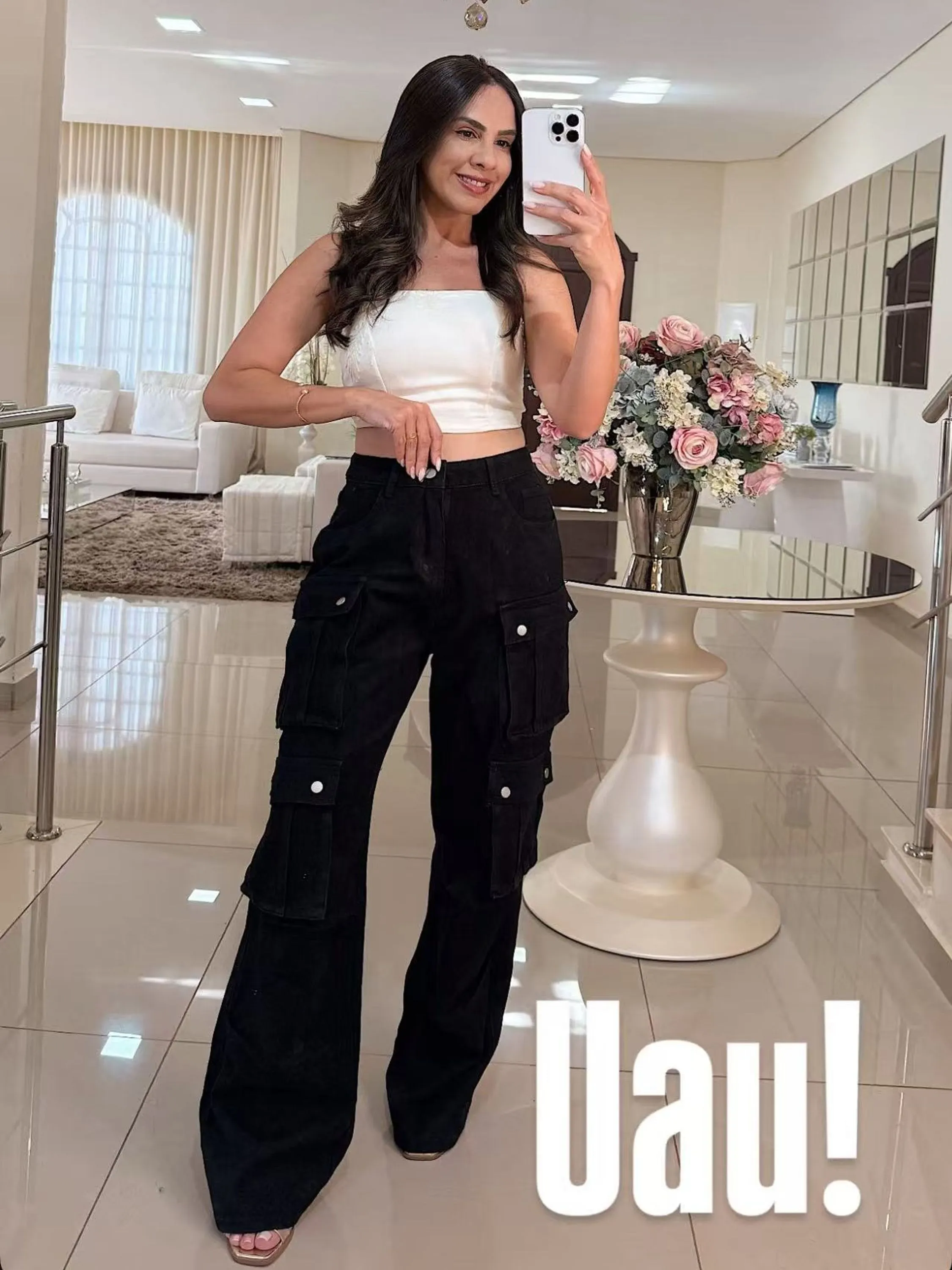 Calça pantalona