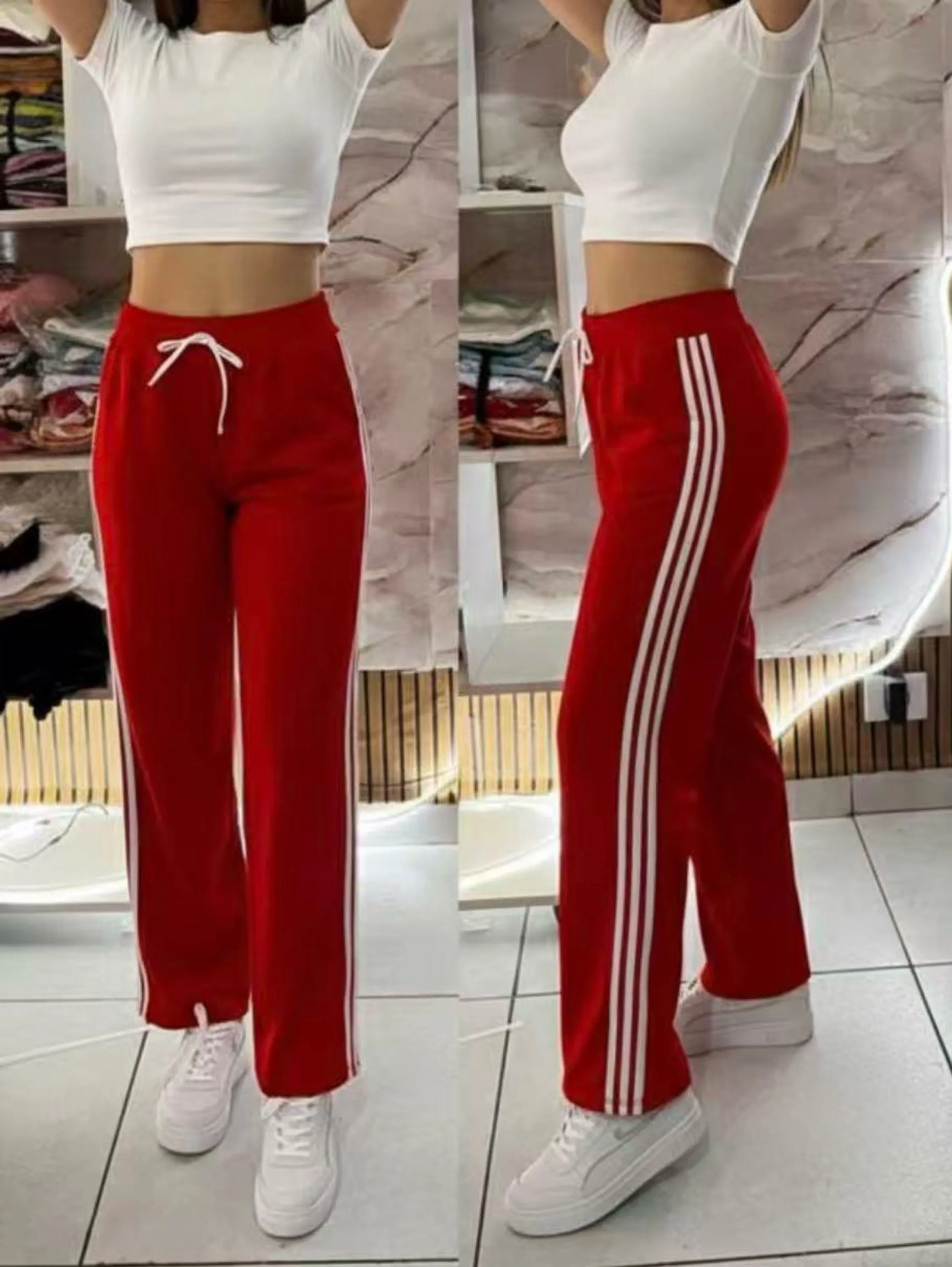 Calça pantalona tecido duna Maya modas