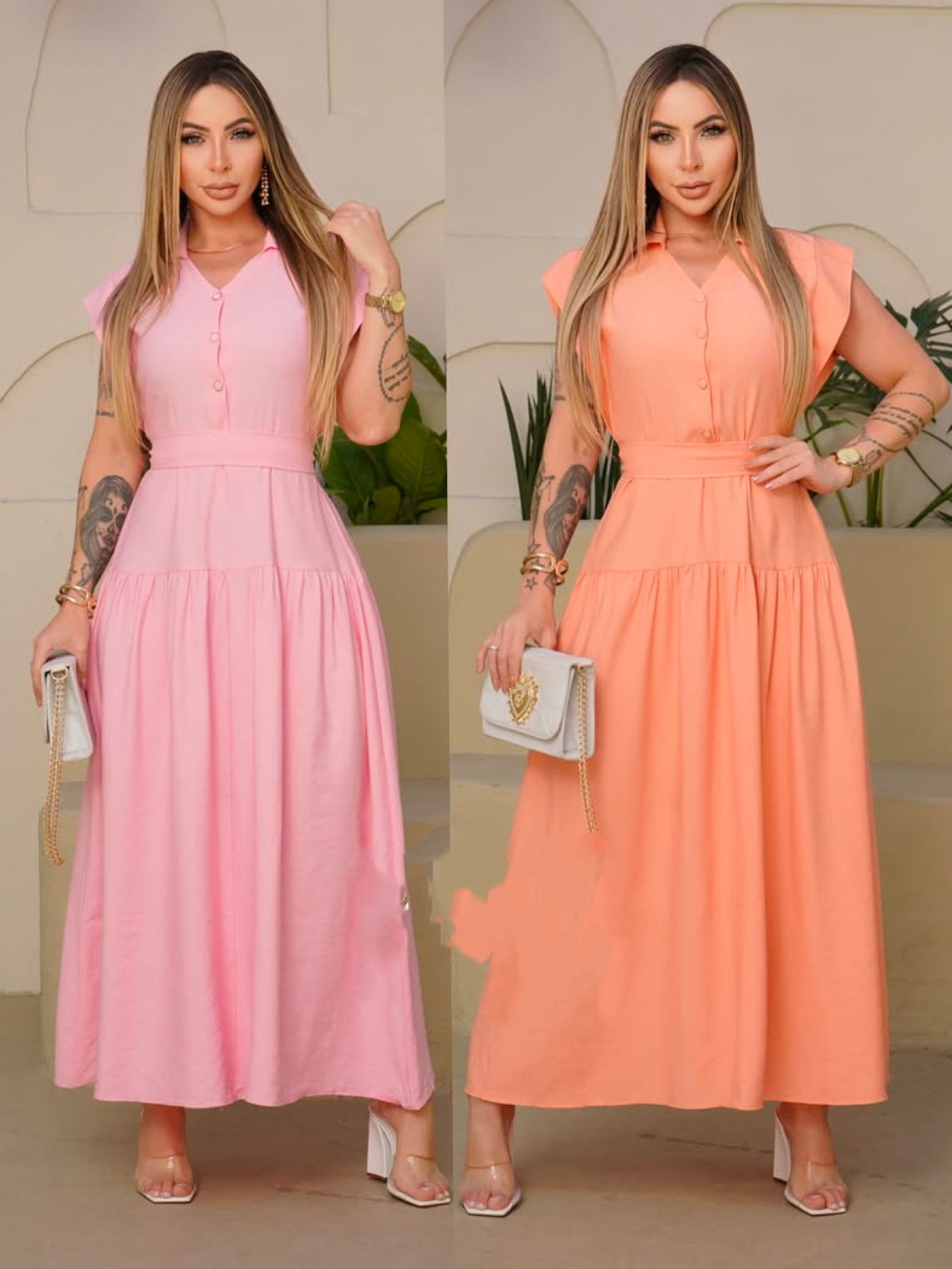 Vestido longo Maya modas