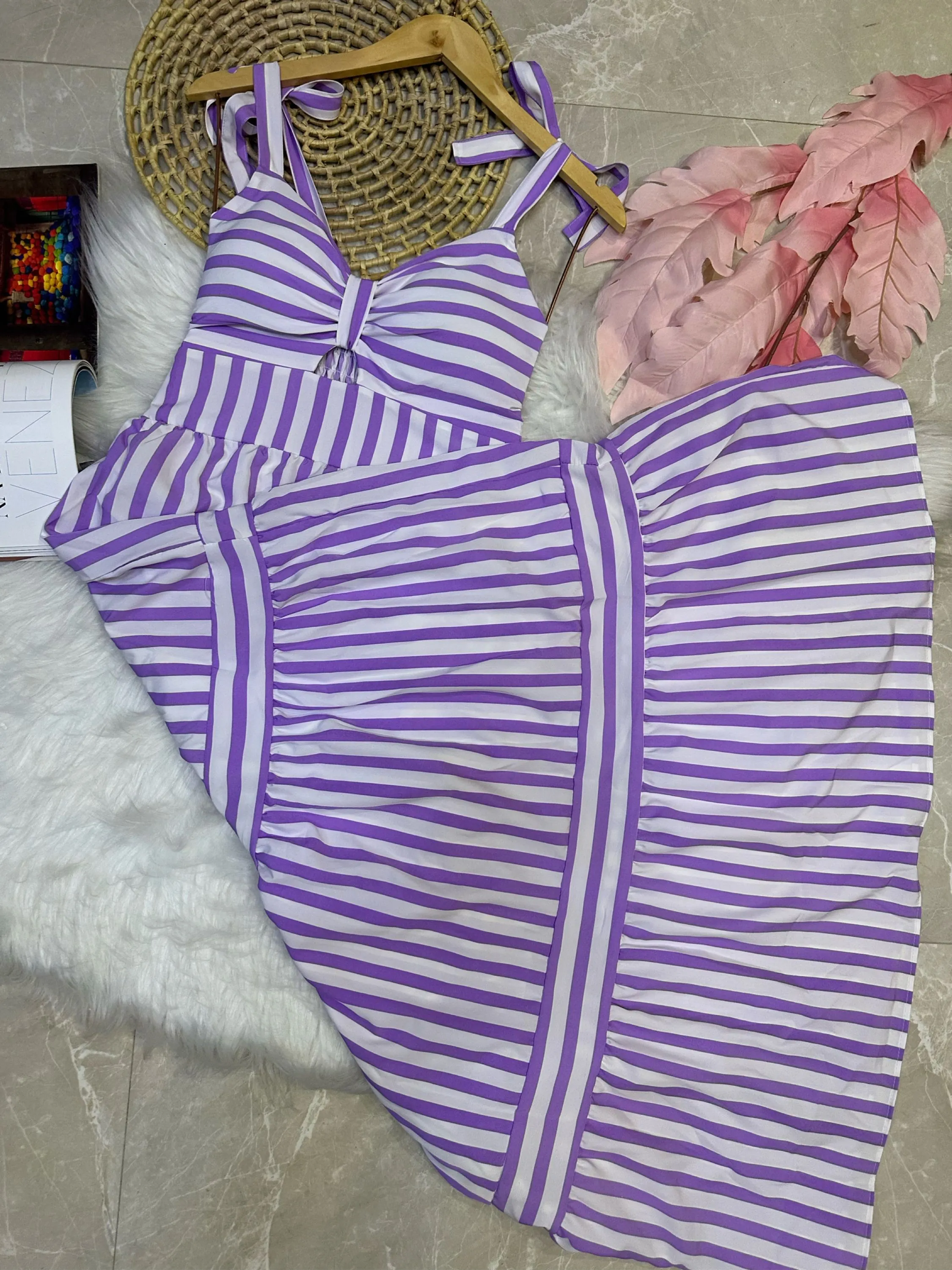 Vestido longo com forro crepinho Maya modas