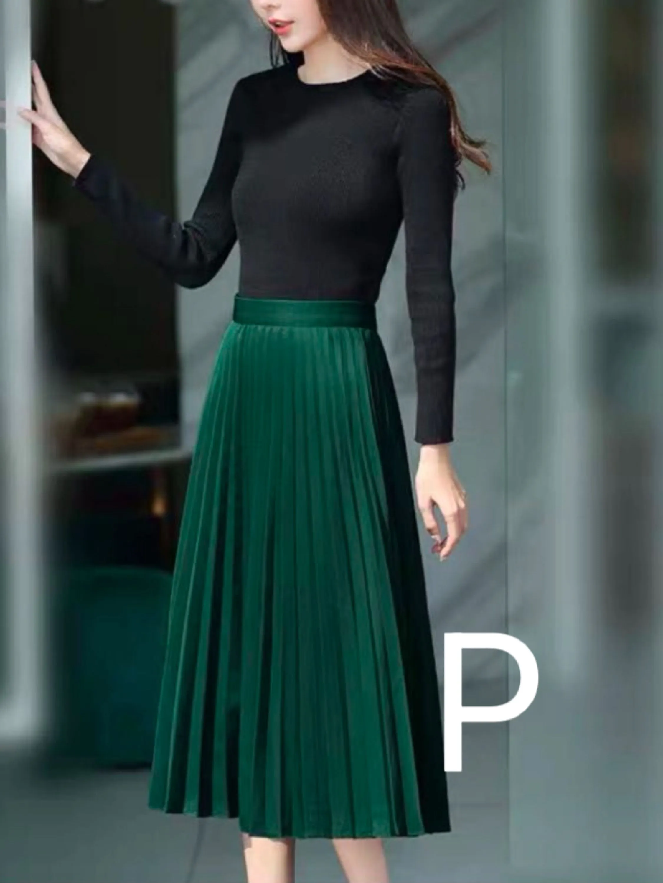 Saia plissada Maya modas